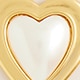 Pearl heart stud earrings PEARL j.crew: pearl heart stud earrings for women