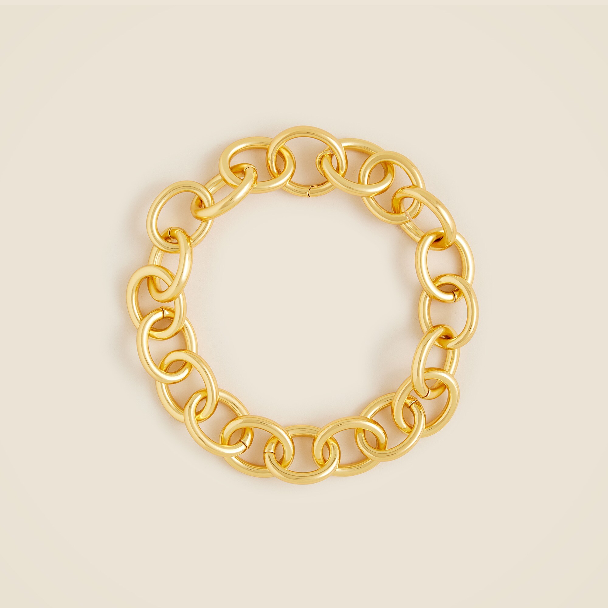 Rounded Chainlink Necklace For Women | J.Crew
