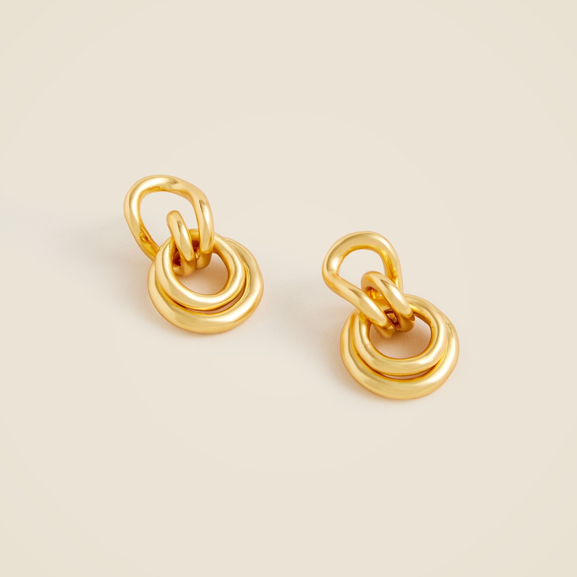 Link drop earrings
