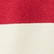Kids' rugby sweatshirt in striped terry RUGBY STRIPE RED SESAME