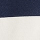Kids' rugby sweatshirt in striped terry RUGBY STRIPE NAVY IVORY