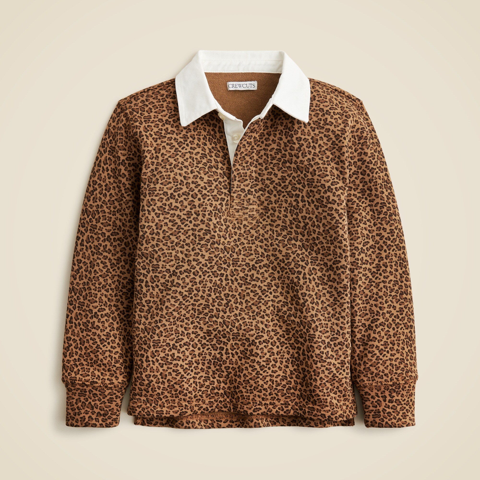 Kids' long-sleeve rugby pullover