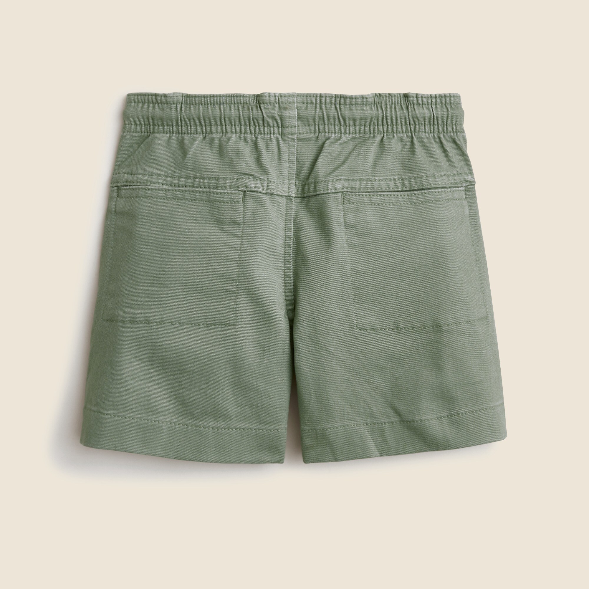 Boys' pull-on short in stretch chino