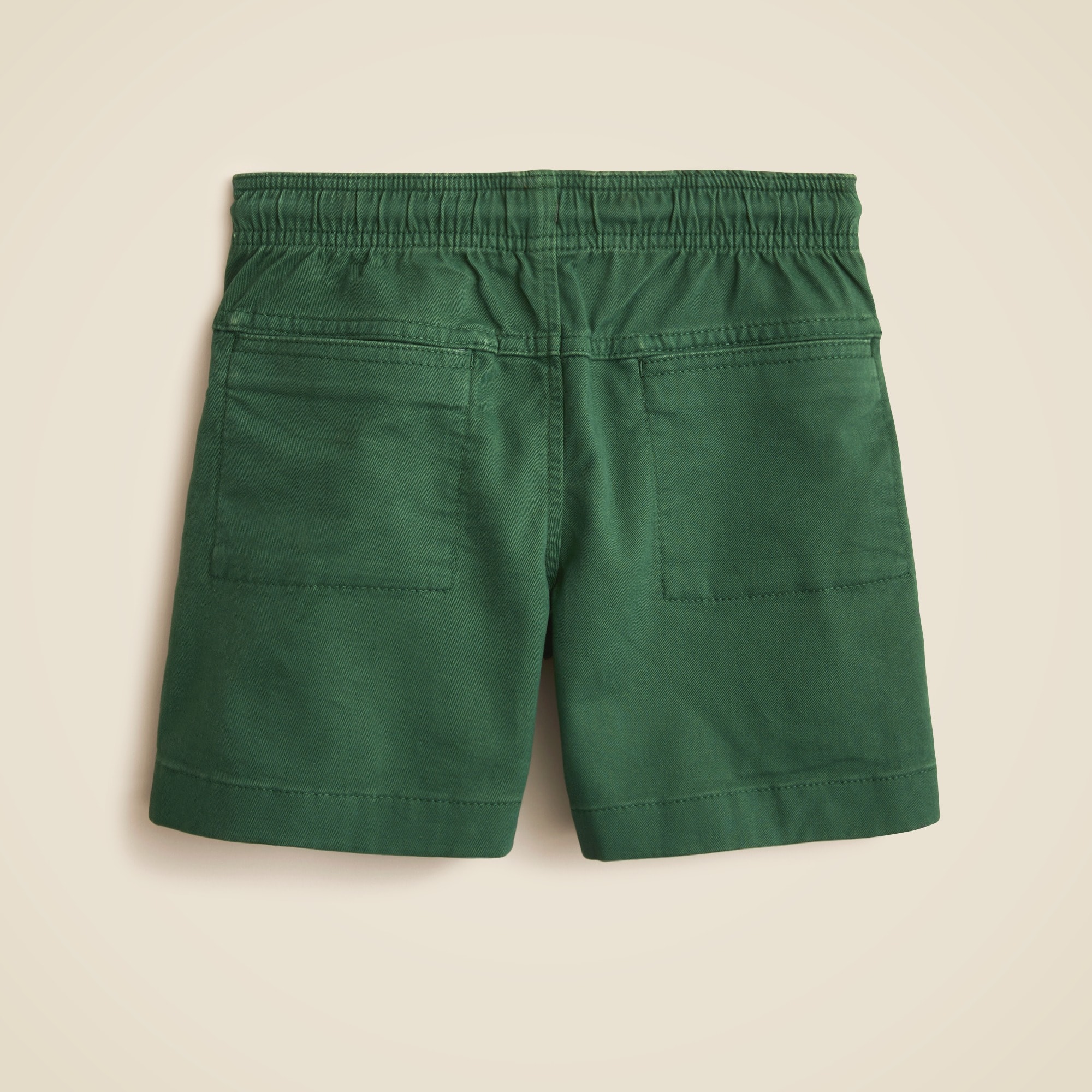 Boys' pull-on short in stretch chino