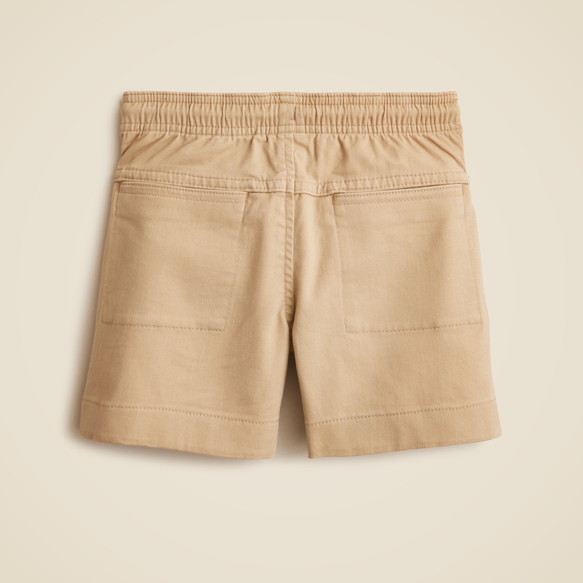Boys' pull-on short in stretch chino