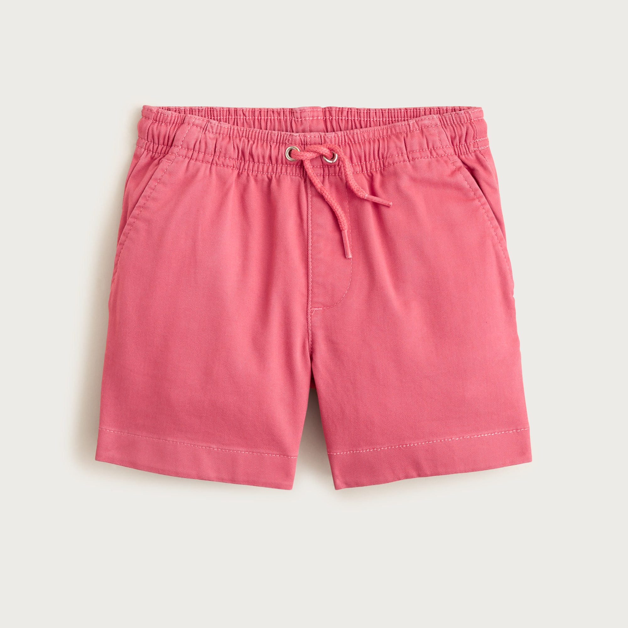 Boys' pull-on short in stretch chino