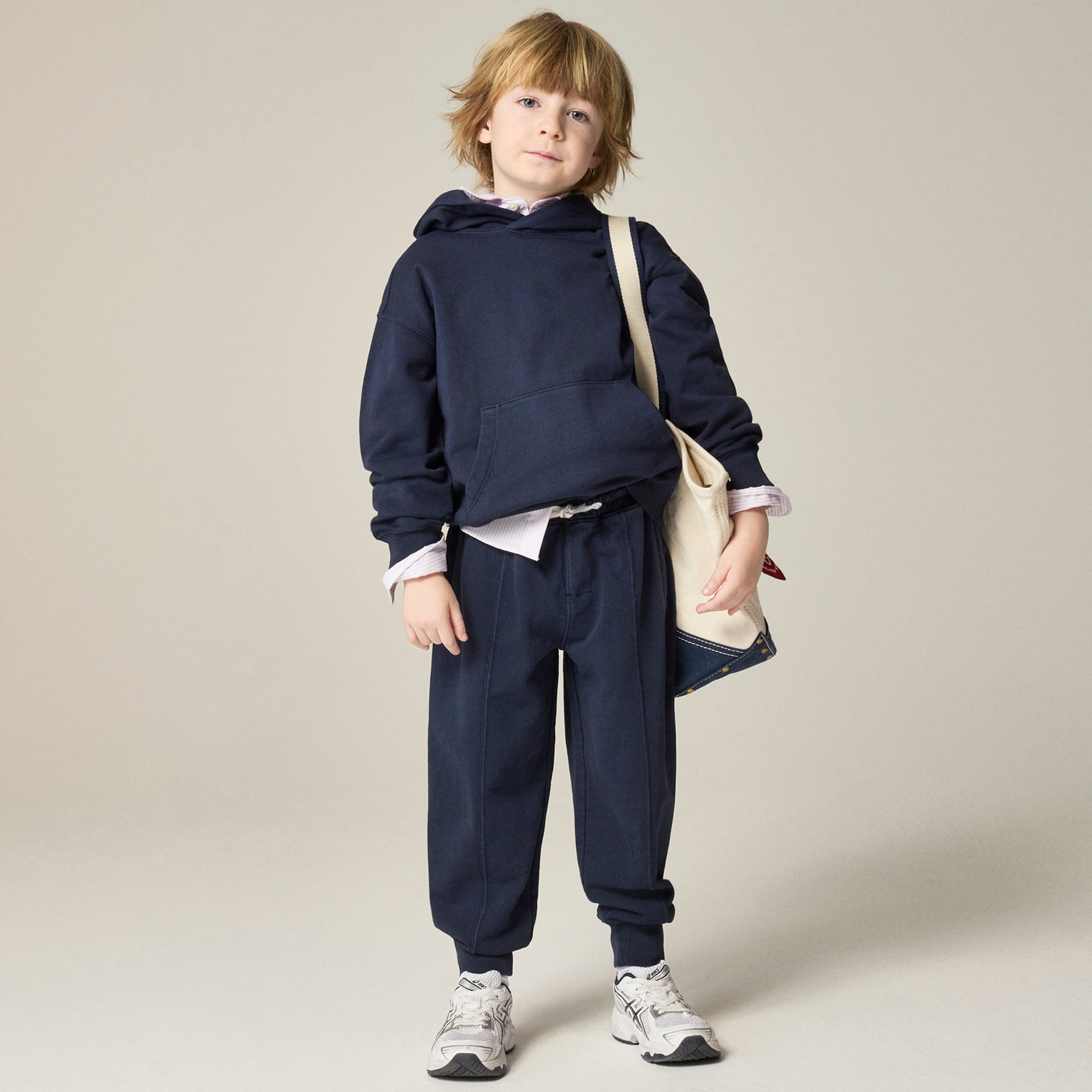 KID by Crewcuts garment-dyed slim-slouchy jogger pant