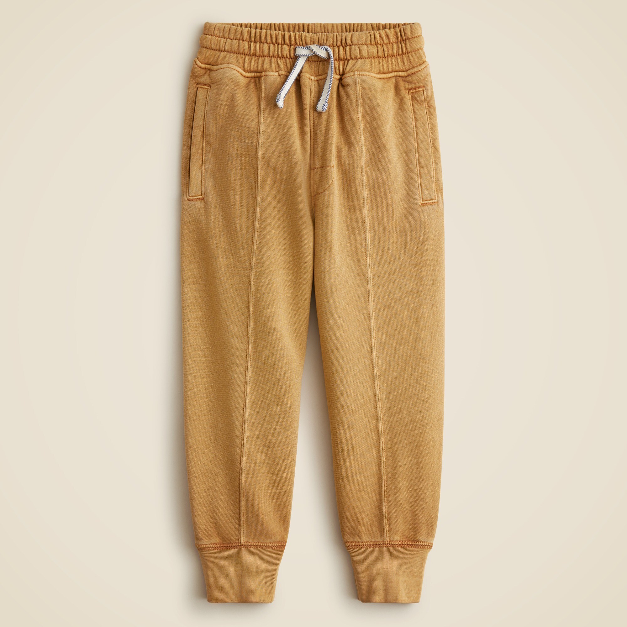 KID by Crewcuts garment-dyed slim-slouchy jogger pant
