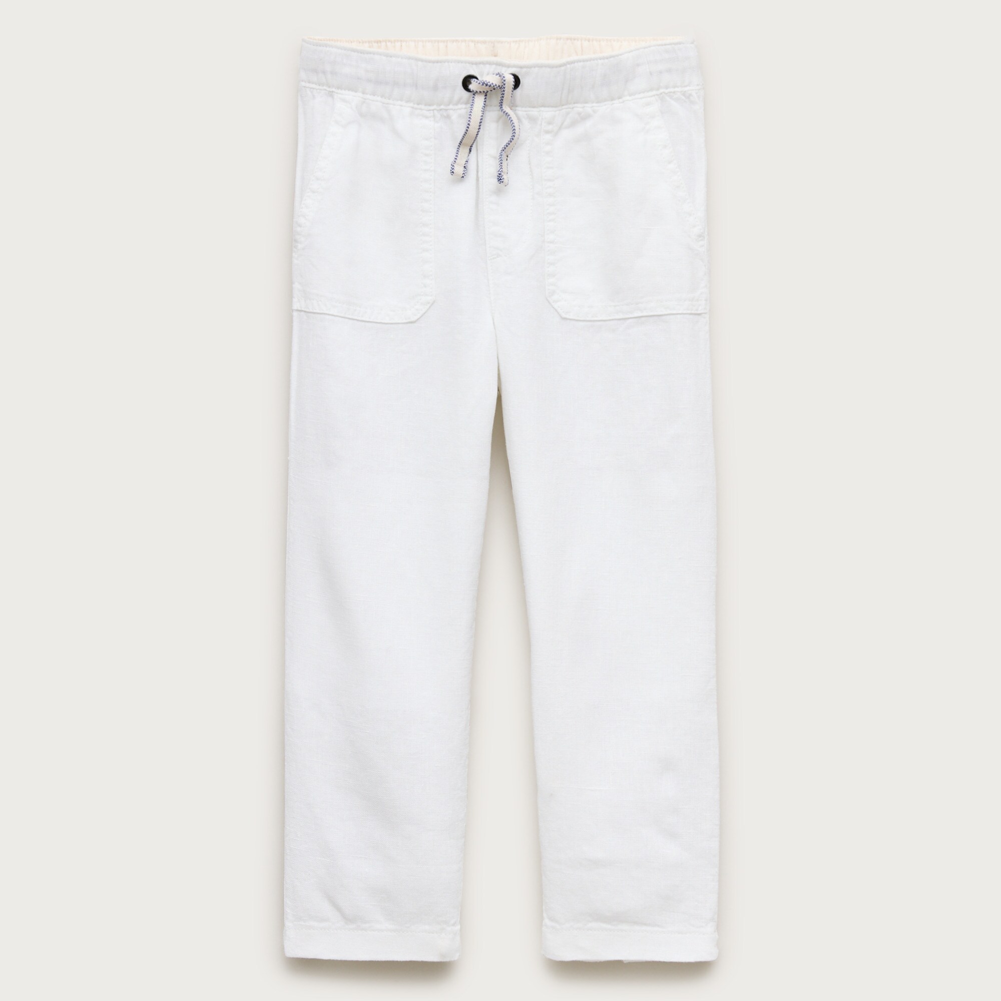 Boys' pull-on pant in linen blend