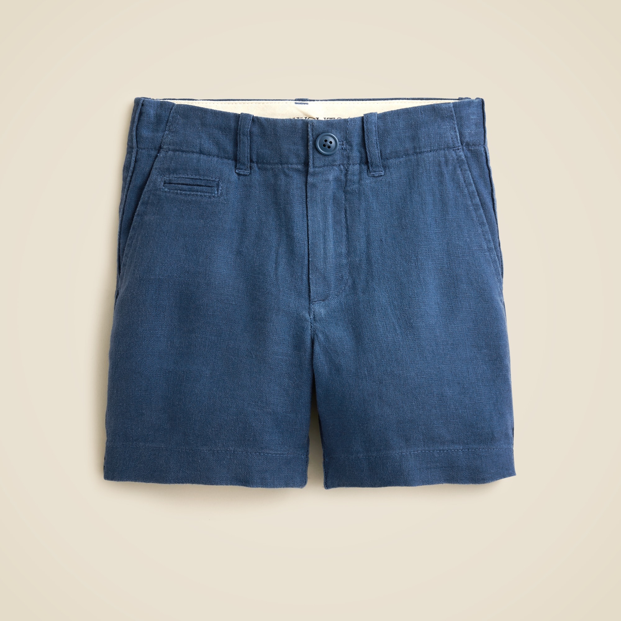 boys Boys' coin-pocket short in linen blend