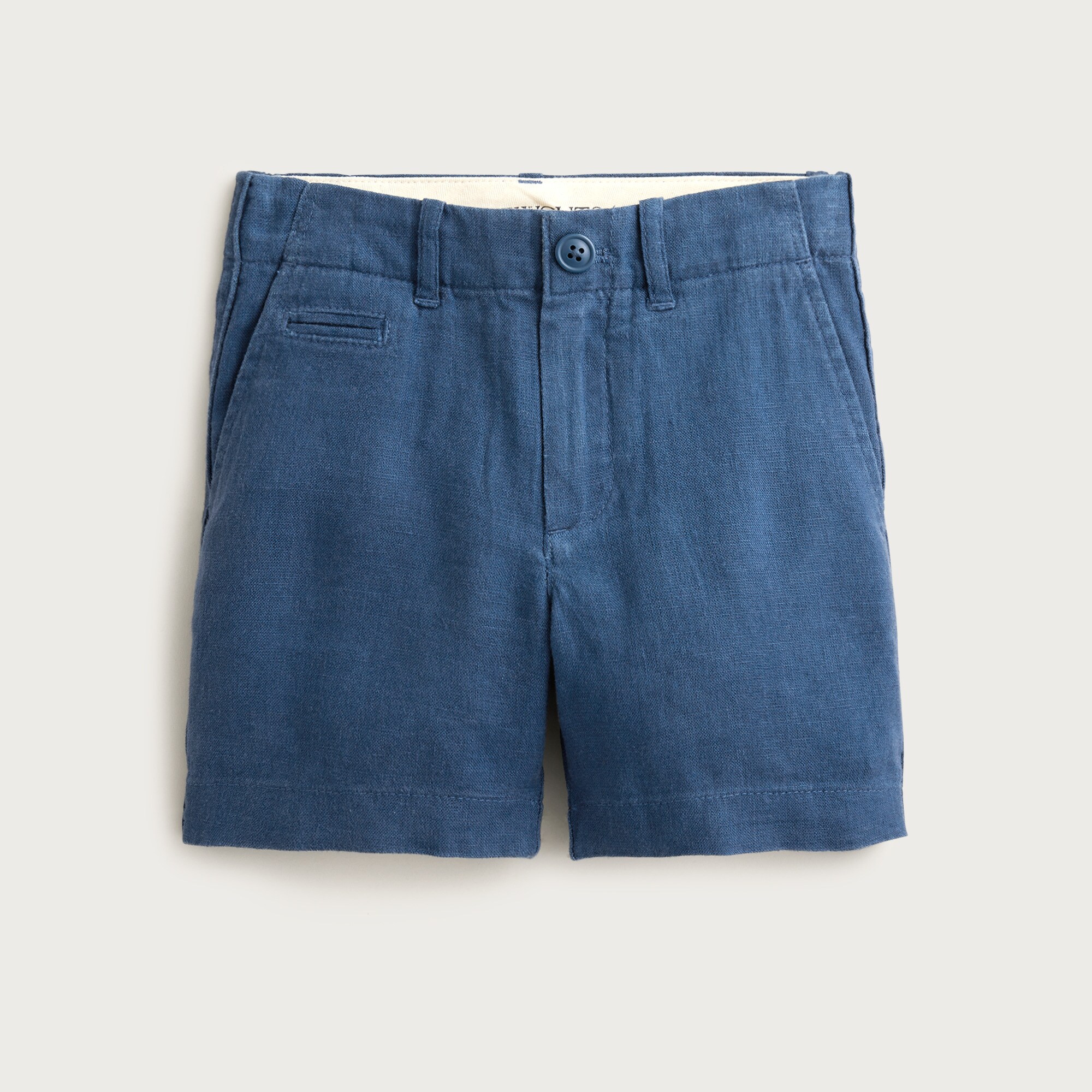  Boys' coin-pocket short in linen blend