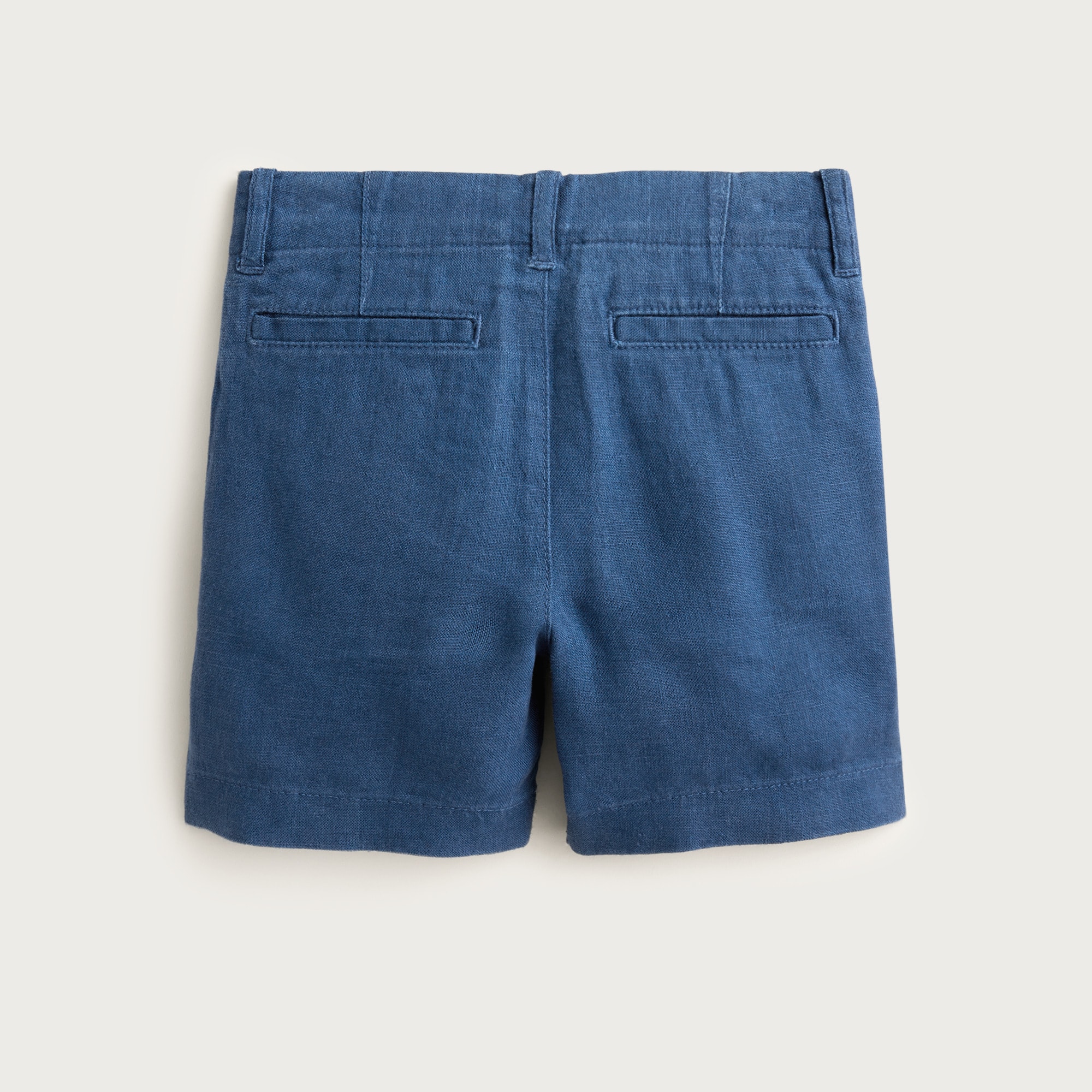Boys' coin-pocket short in linen blend