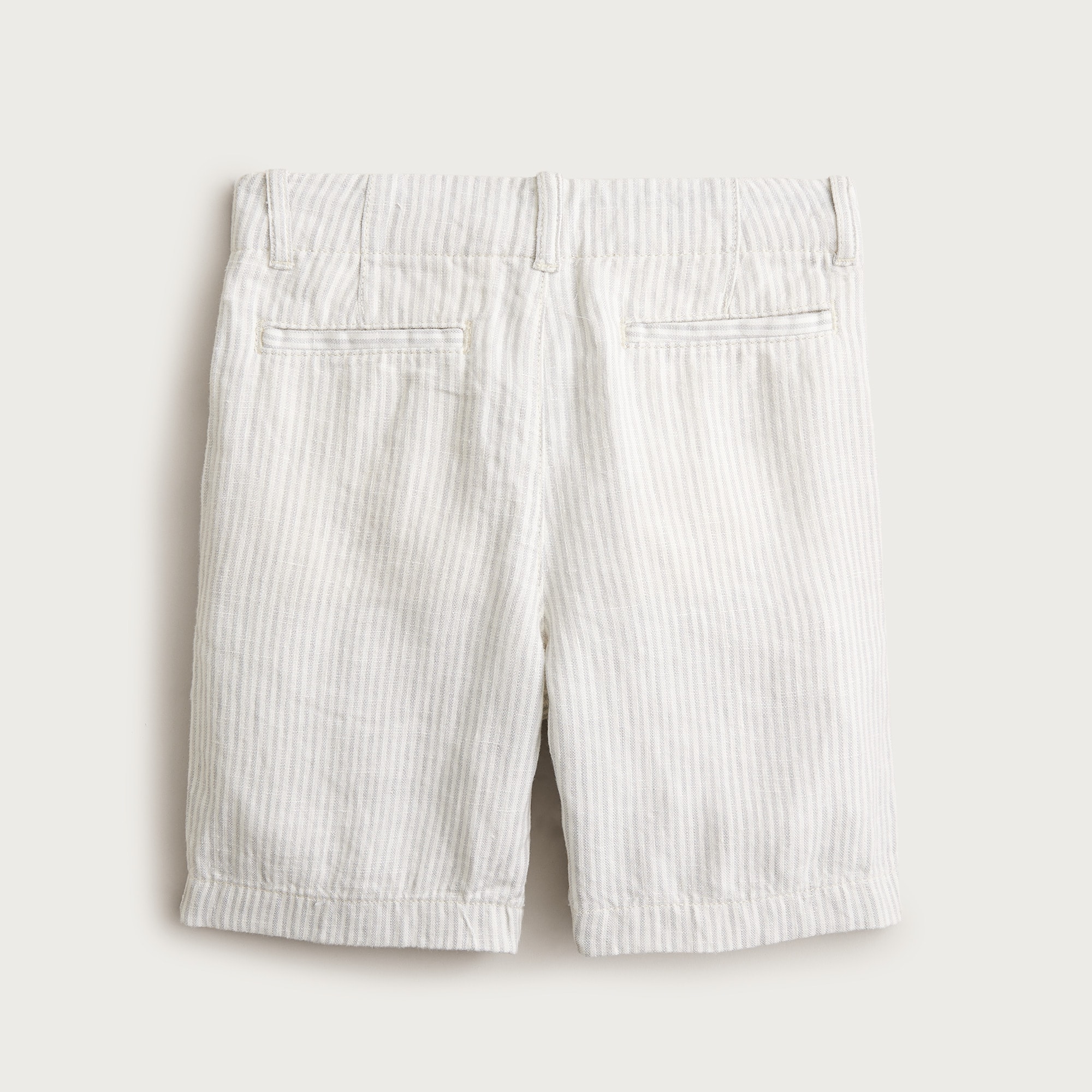 Boys' coin-pocket short in linen blend