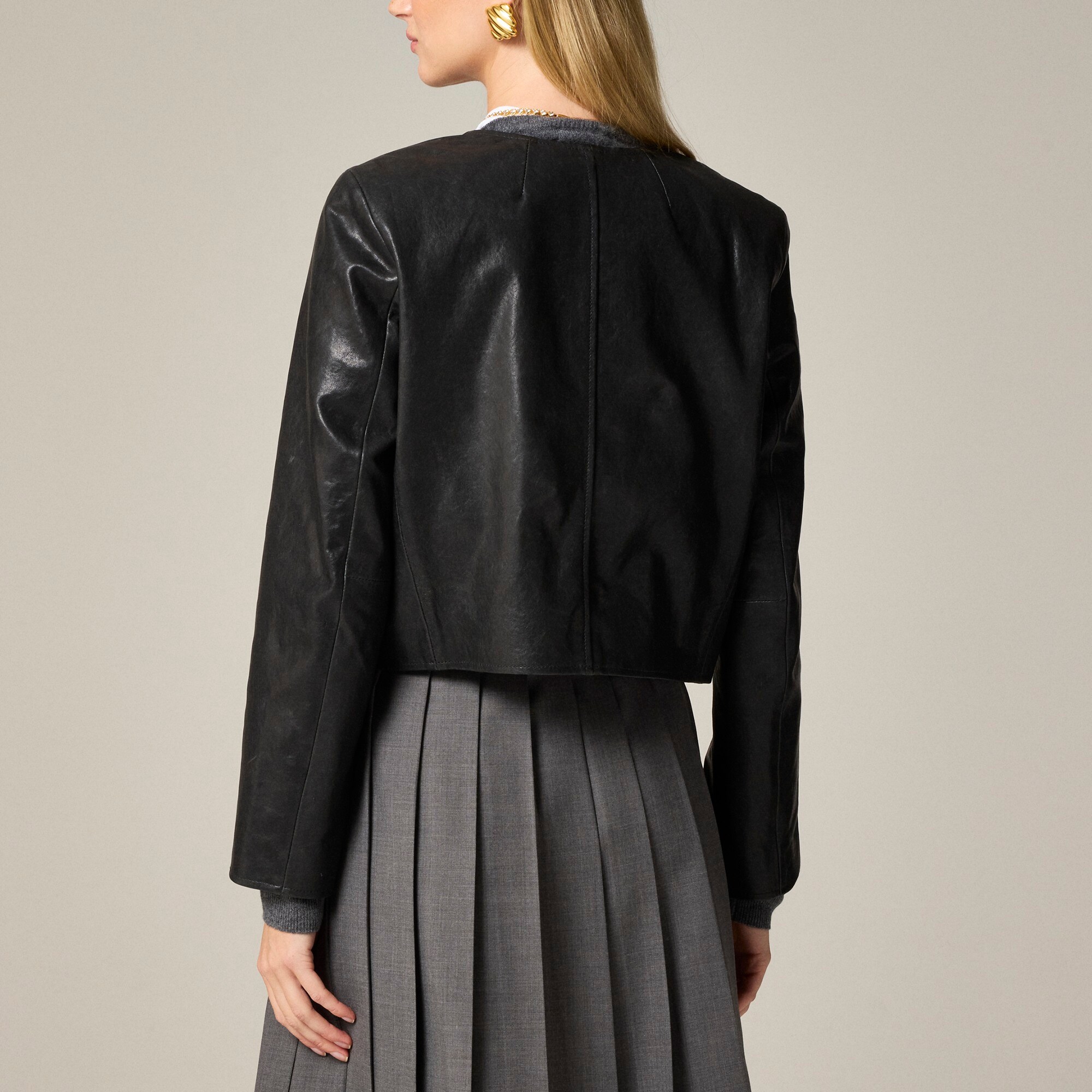 Collection leather jacket