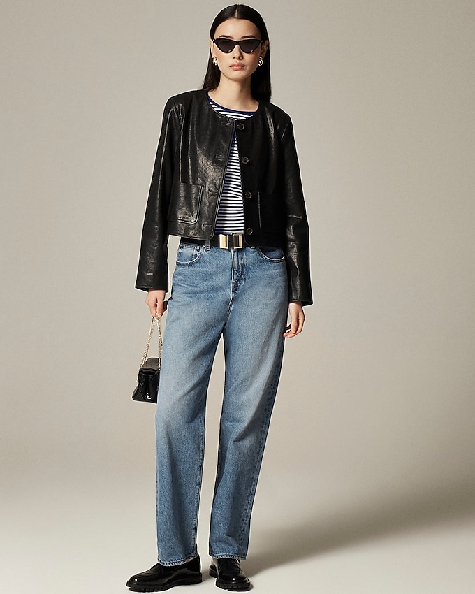 J.Crew: Collection Leather Jacket For Women J.Crew: Collection Leather Jacket For Women