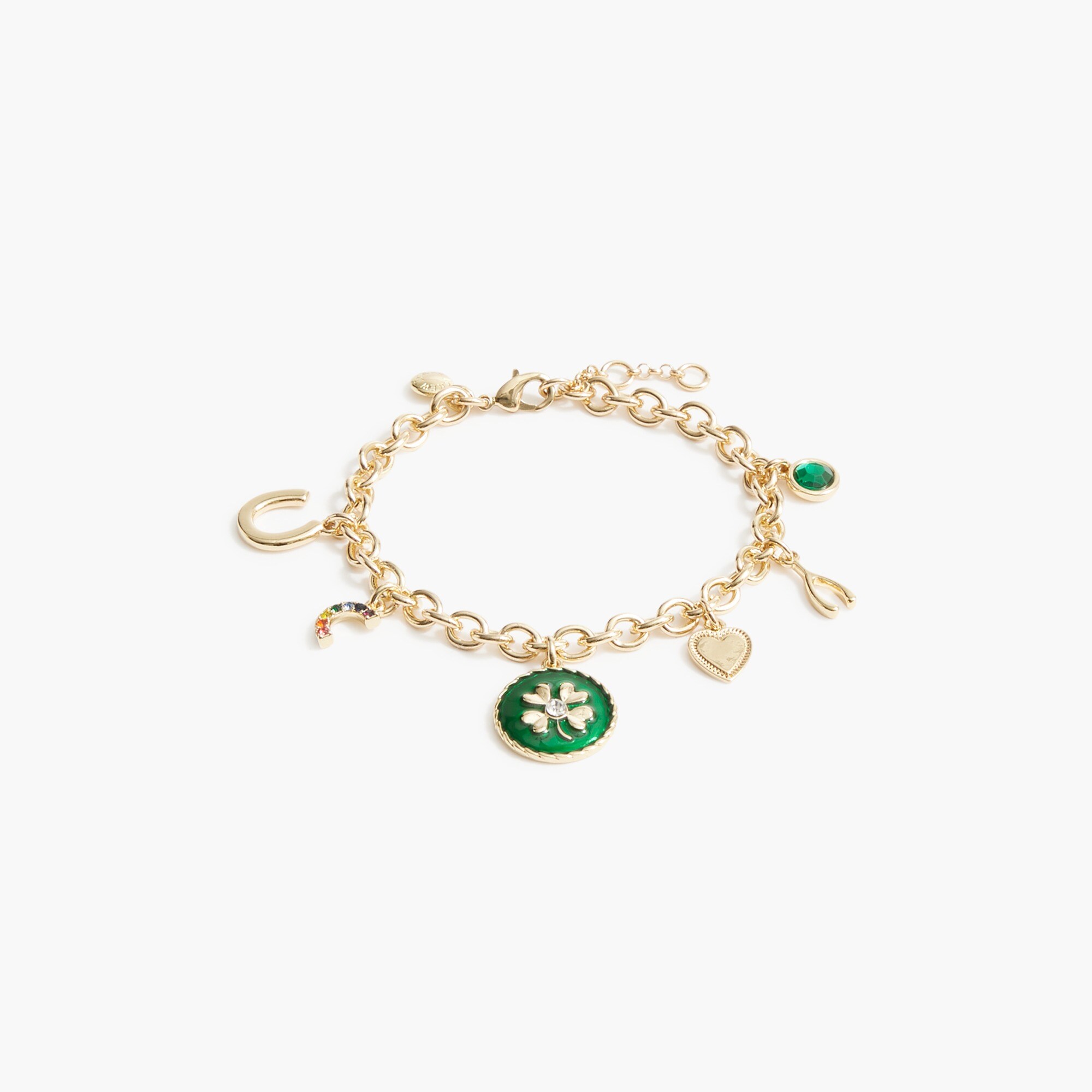 St. Patrick's Day charm bracelet