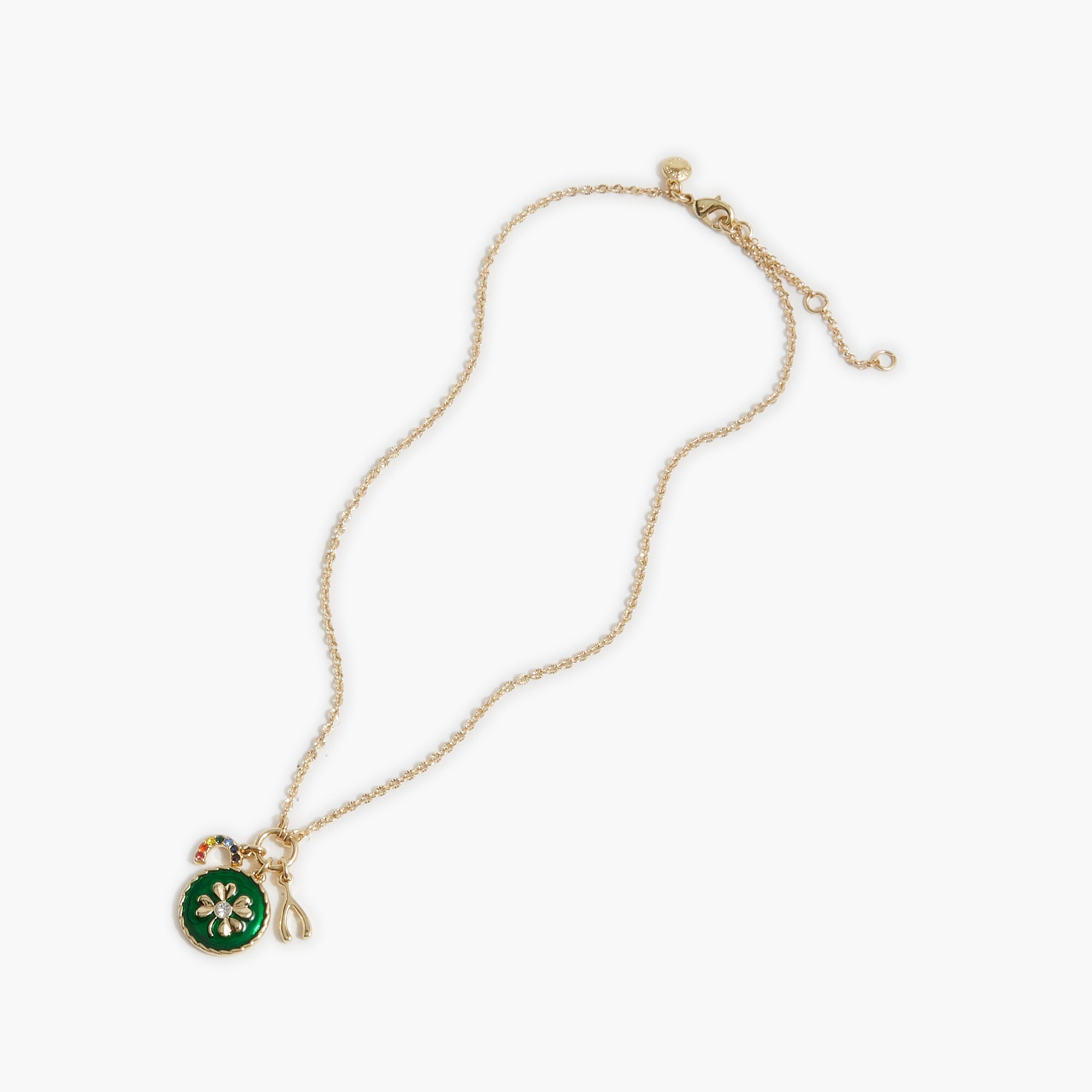 st. patrick's day pendant necklace for women