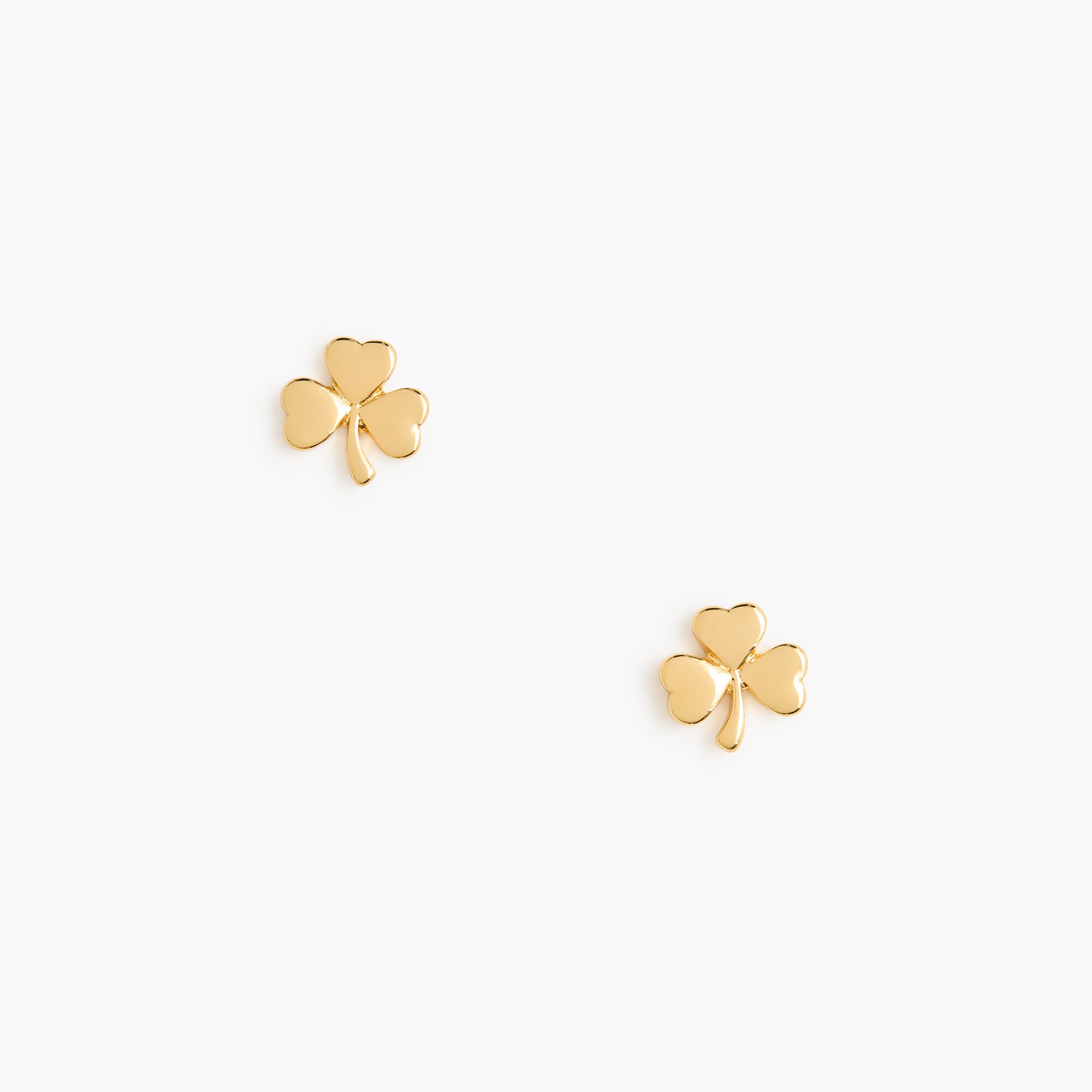 Shamrock stud earrings