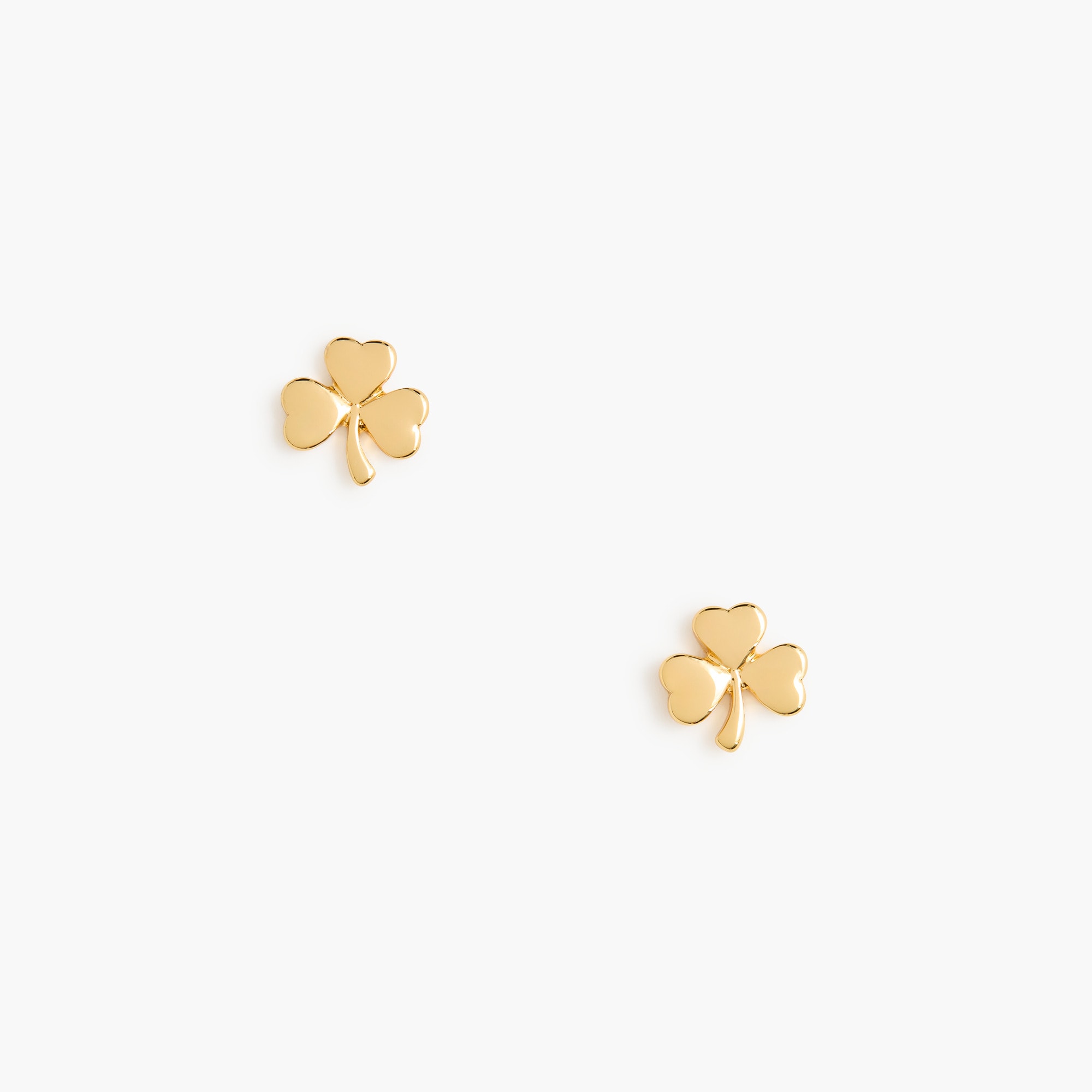 womens Shamrock stud earrings