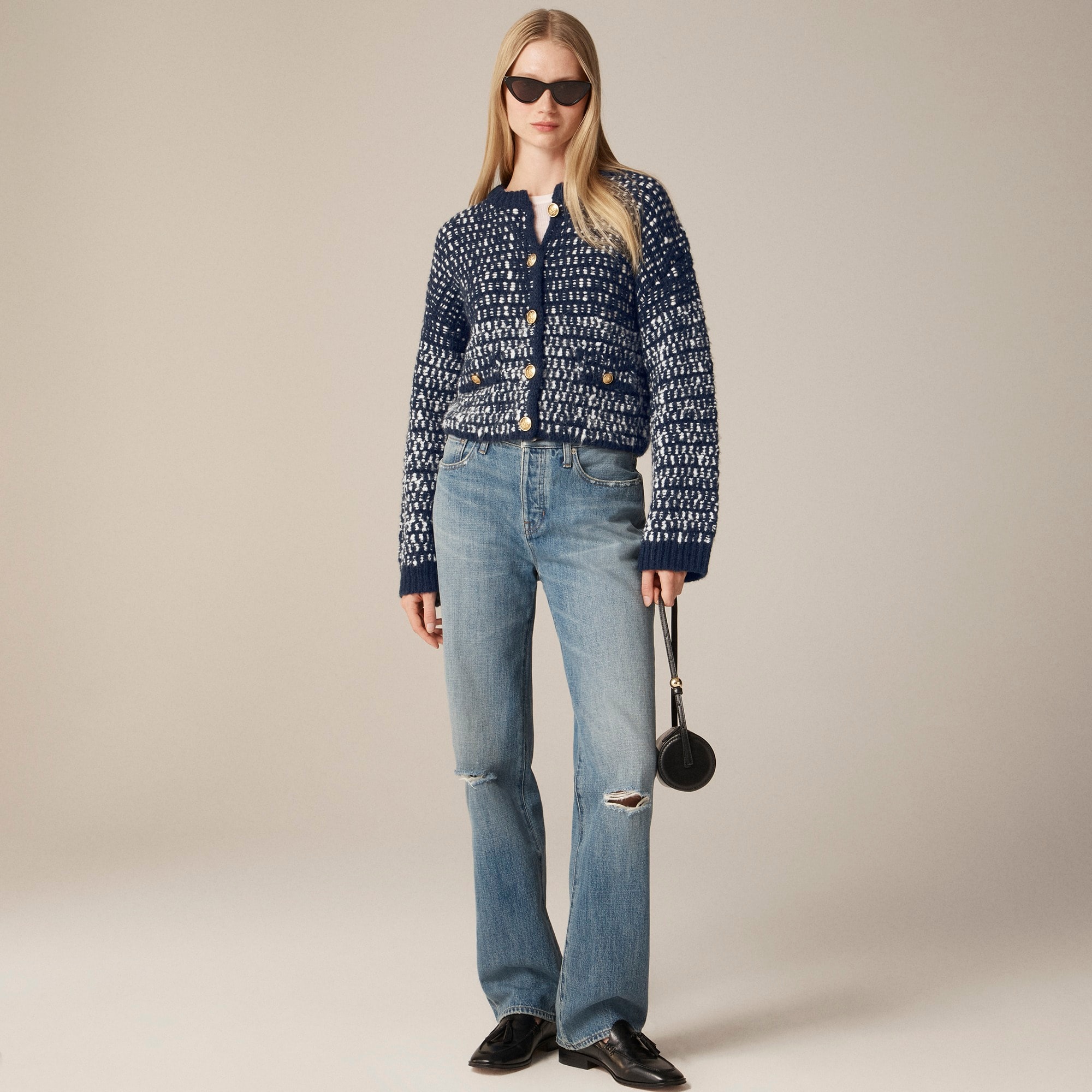 Relaxed Jacket In Tweed For Women | J.Crew