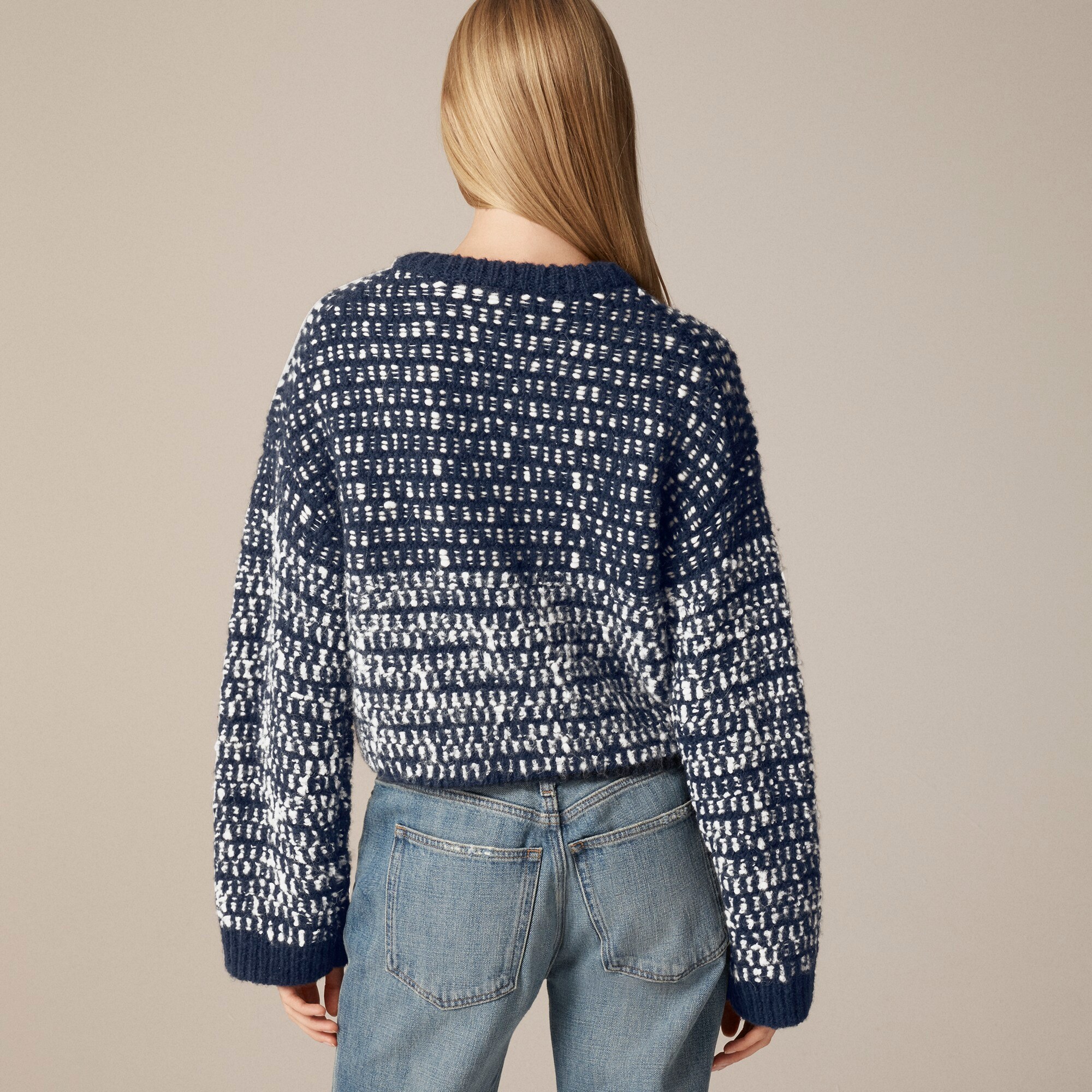 Relaxed jacket in tweed