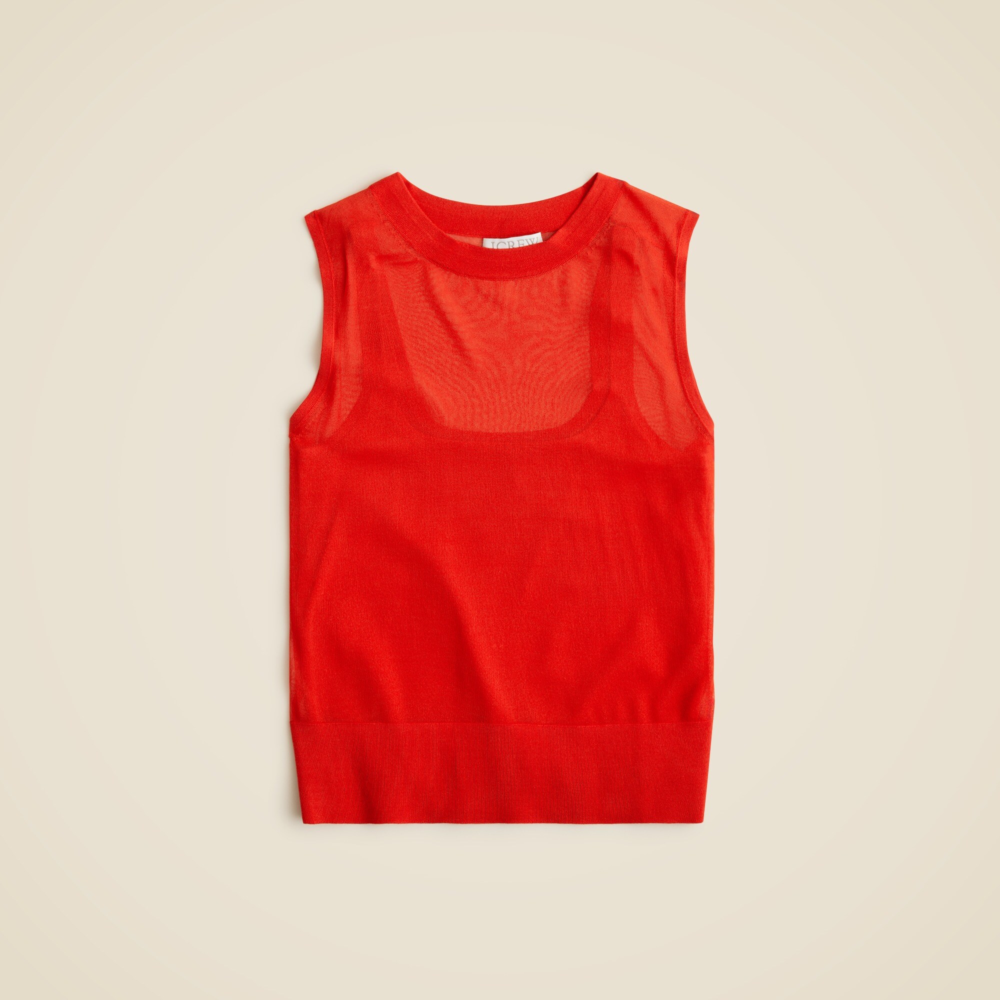Gauzy Sweater Shell For Women | J.Crew