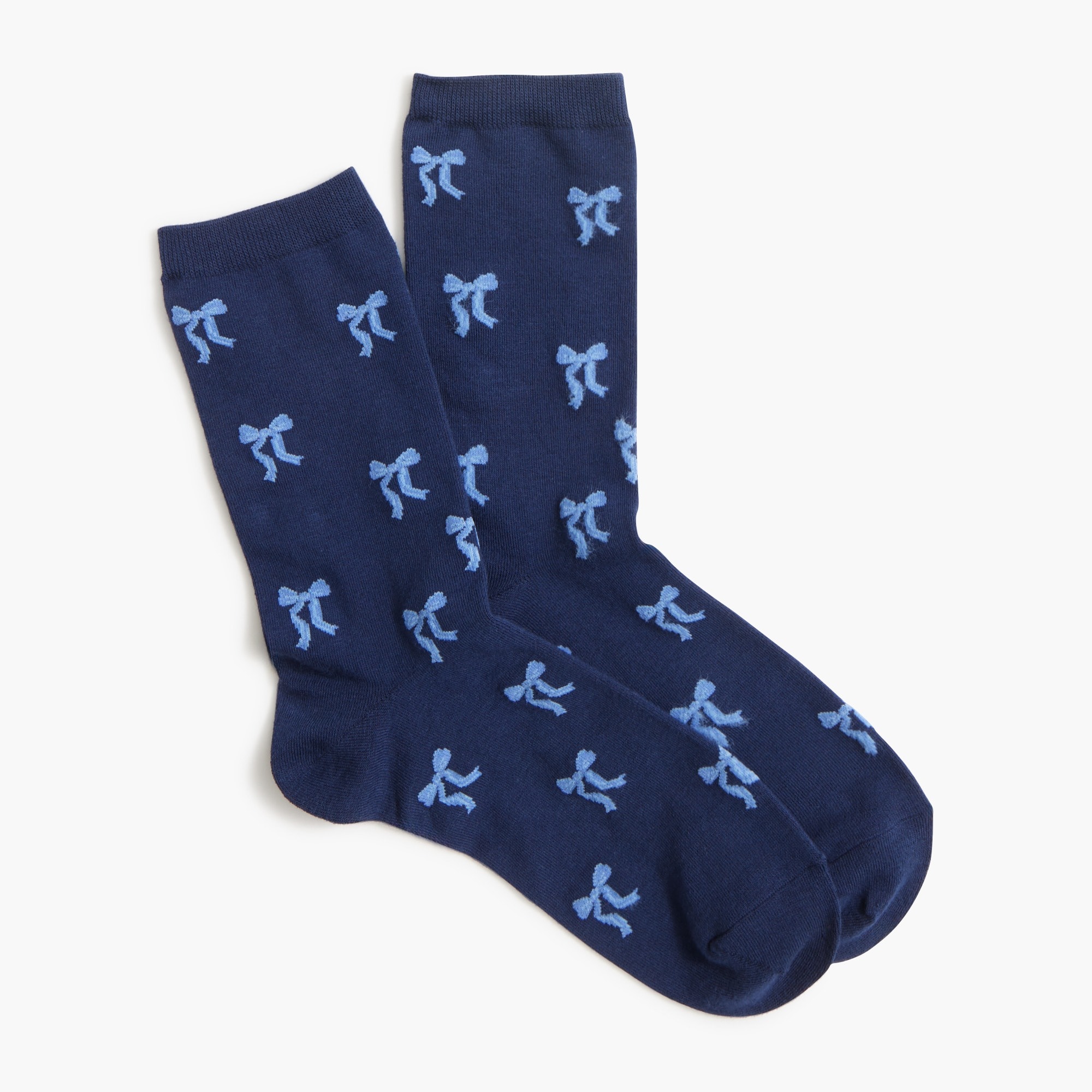 Bows trouser socks