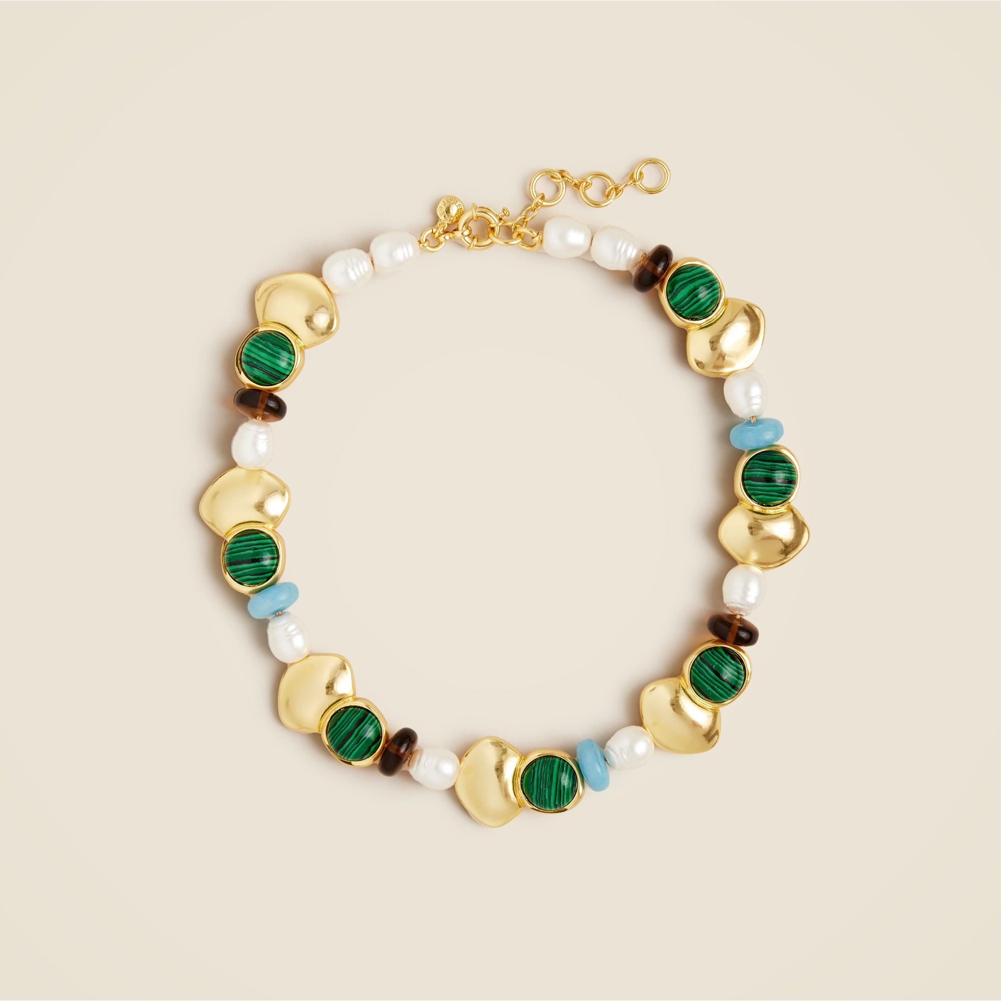  Mixed-stone necklace