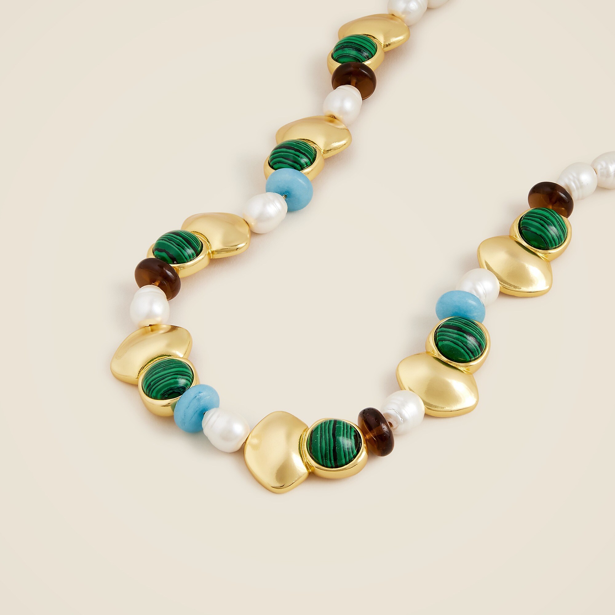 Mixed-stone necklace