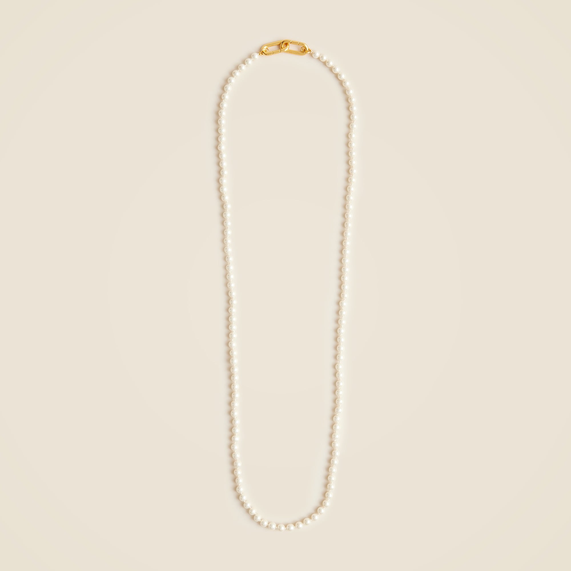Pearl lariat necklace