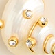 Seashell pendant necklace with crystals CRYSTAL j.crew: seashell pendant necklace with crystals for women