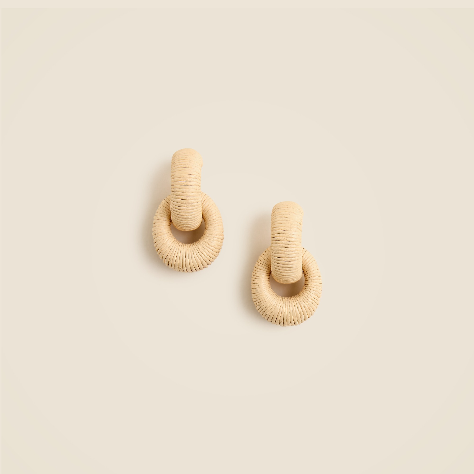 womens Woven chainlink earrings