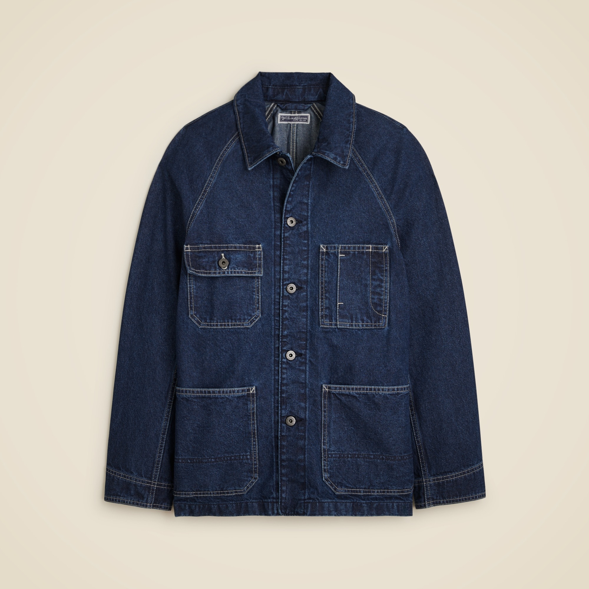 Wallace & Barnes chore jacket in Japanese denim