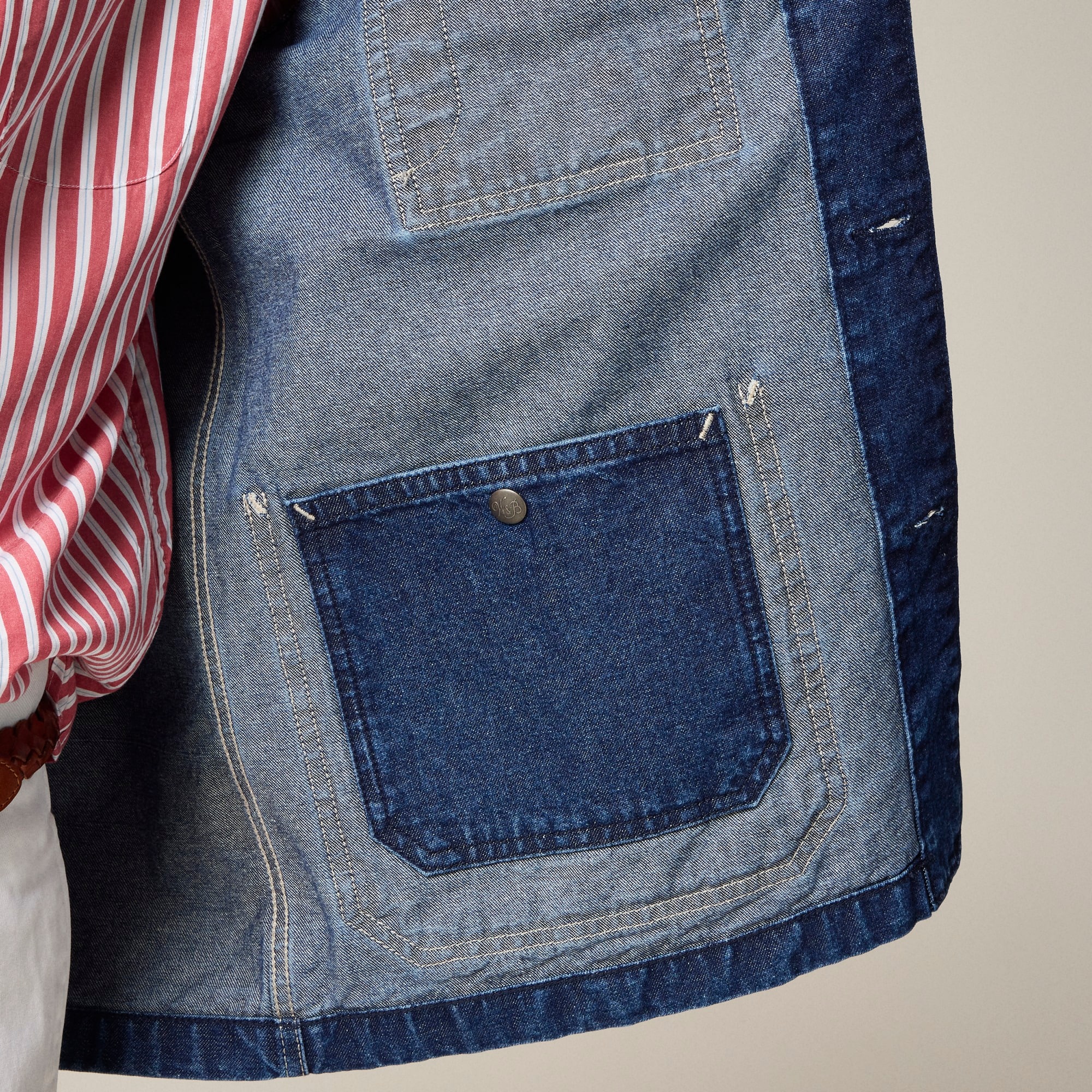 Wallace & Barnes chore jacket in Japanese denim