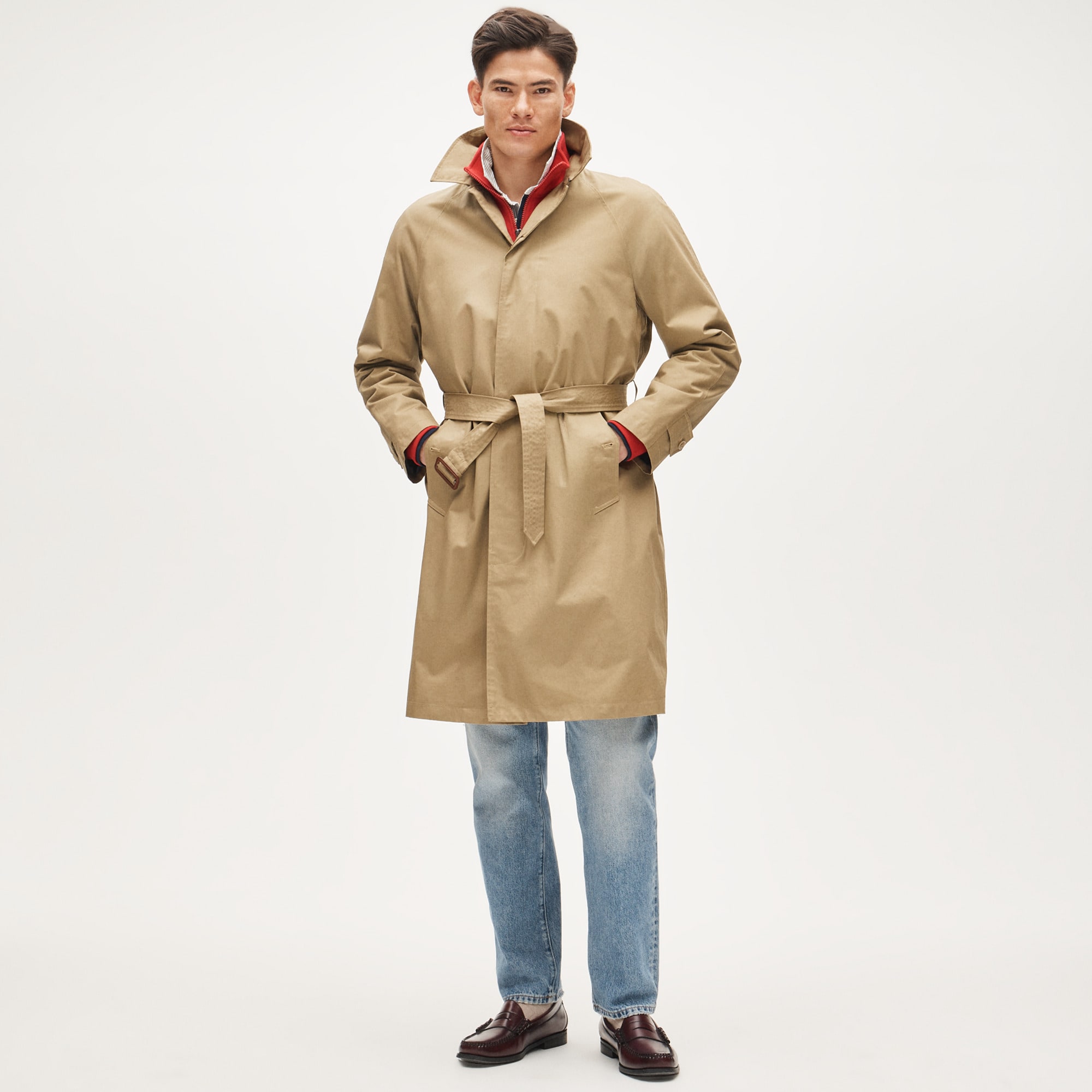 Rivington trench coat in water-resistant cotton