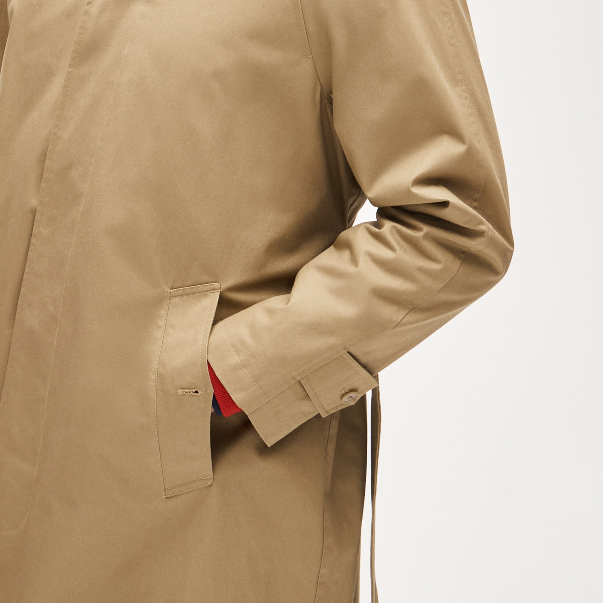Rivington trench coat in water-resistant cotton