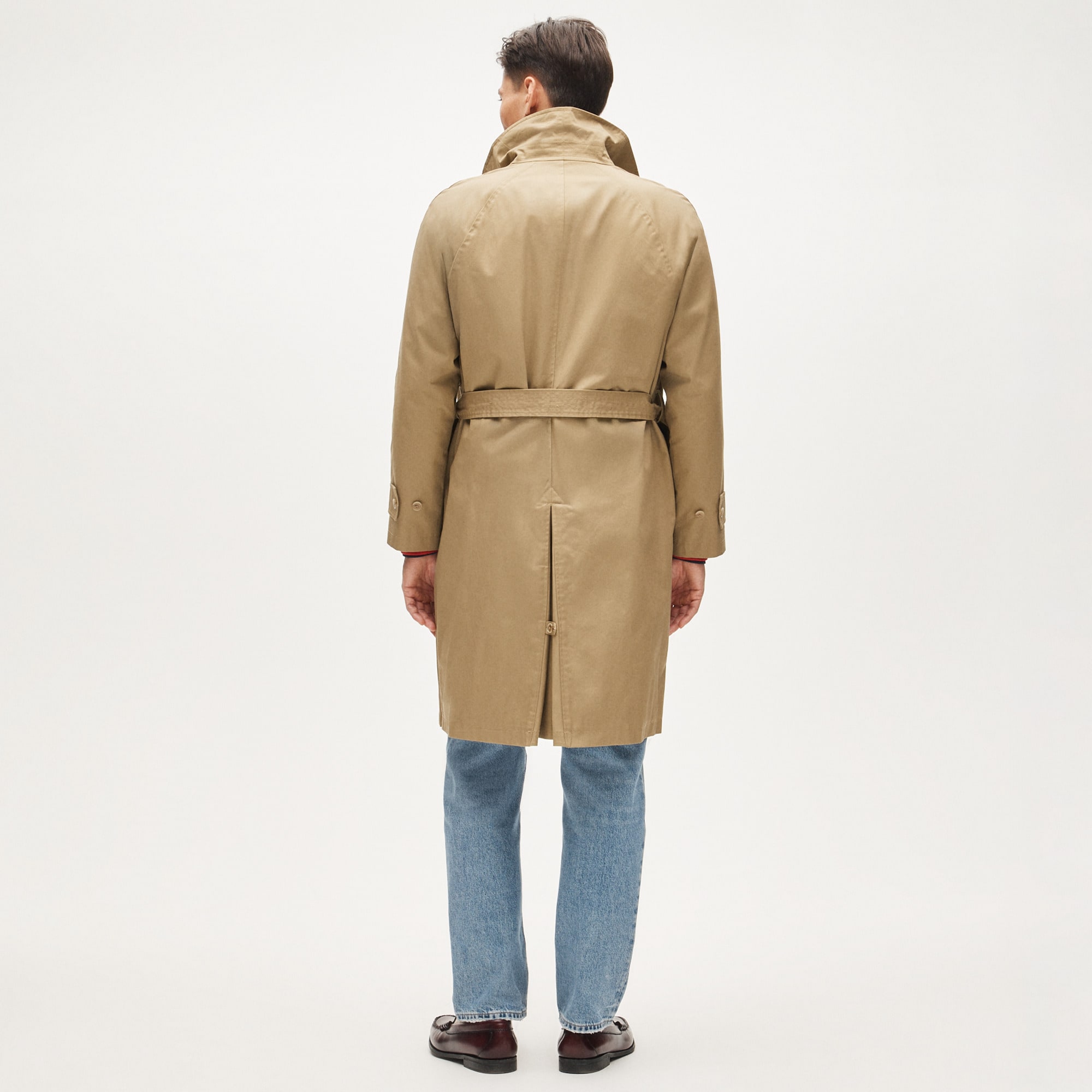 Rivington Trench Coat In Water-resistant Cotton For Men | J.Crew