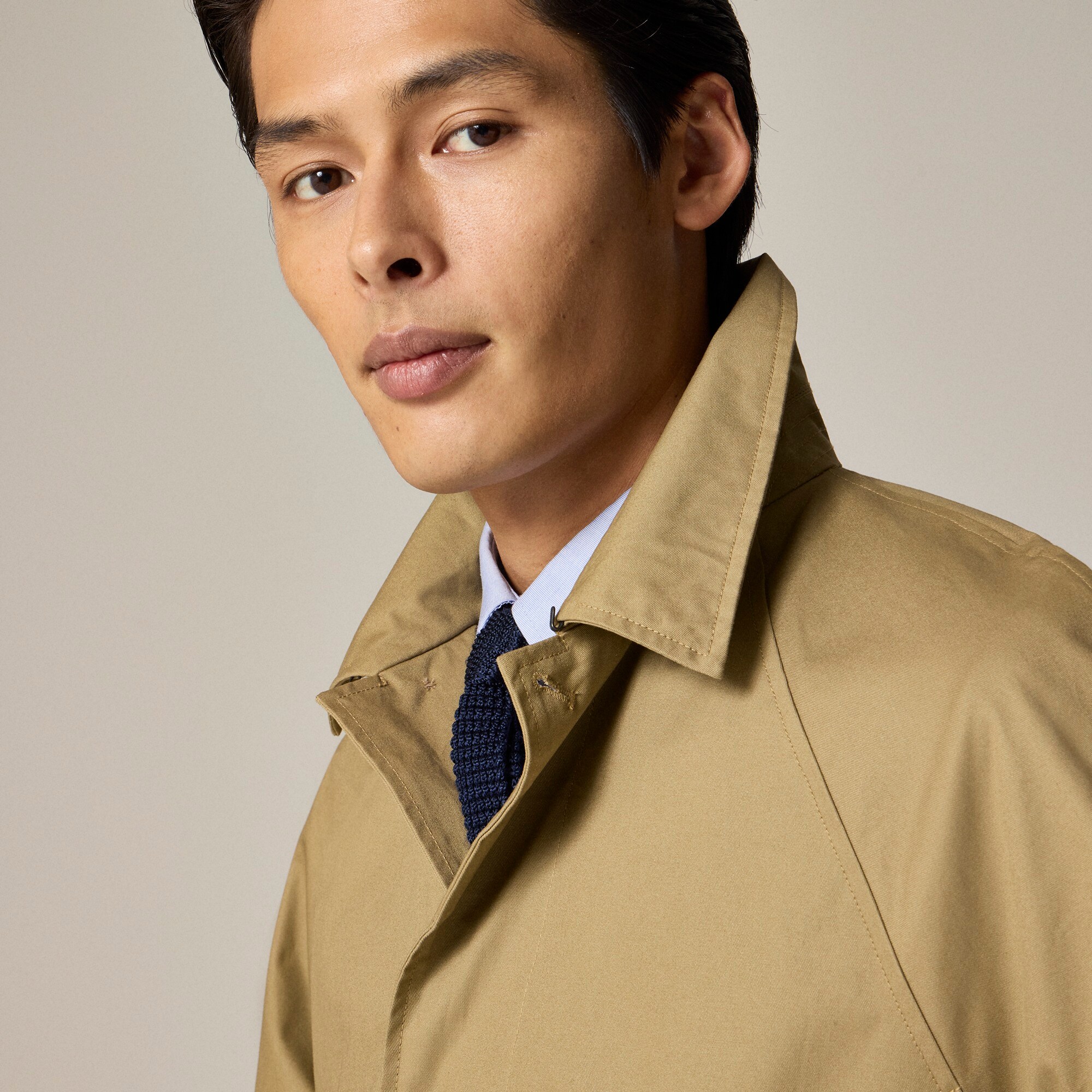Rivington trench coat in water-resistant cotton
