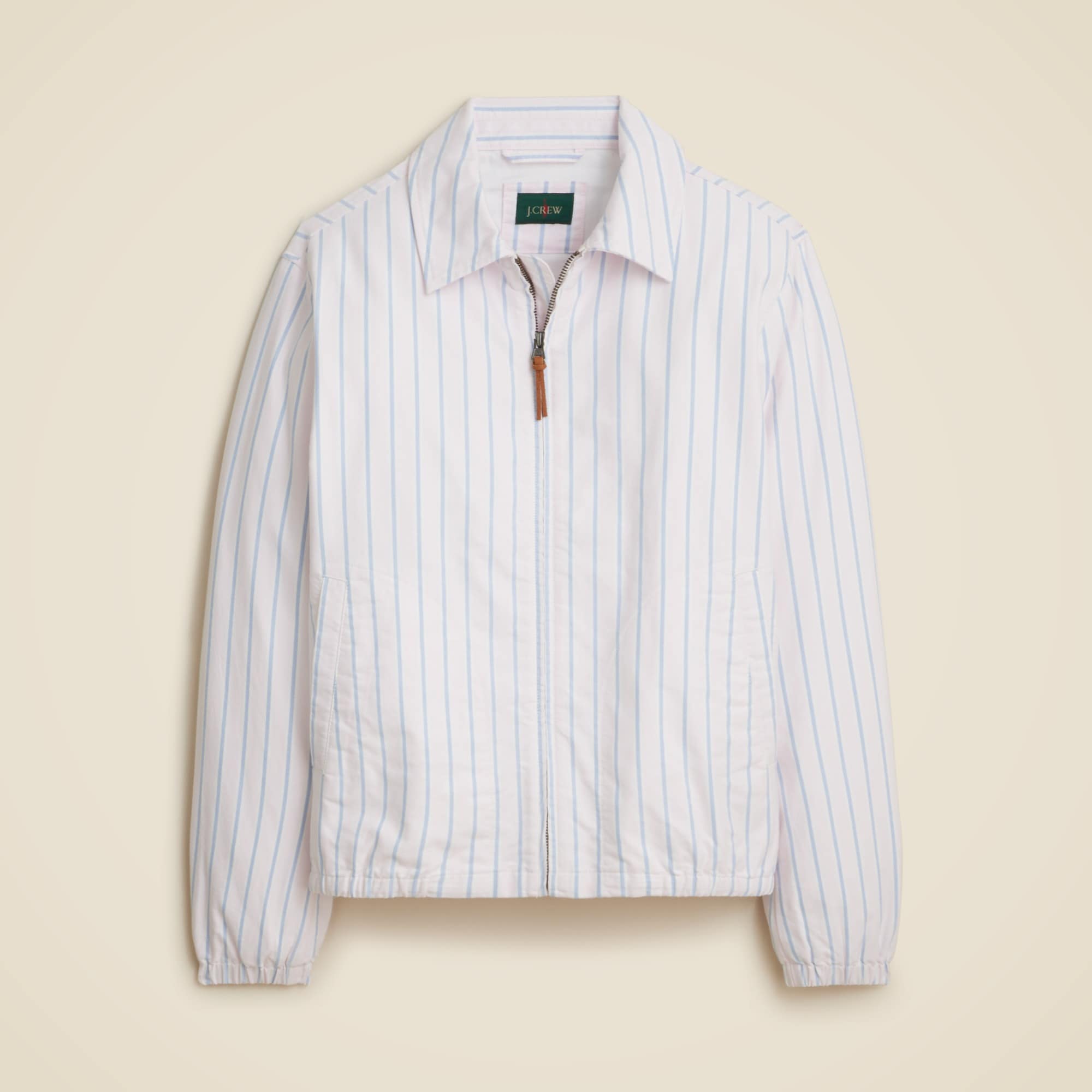 mens Harrington jacket in cotton oxford