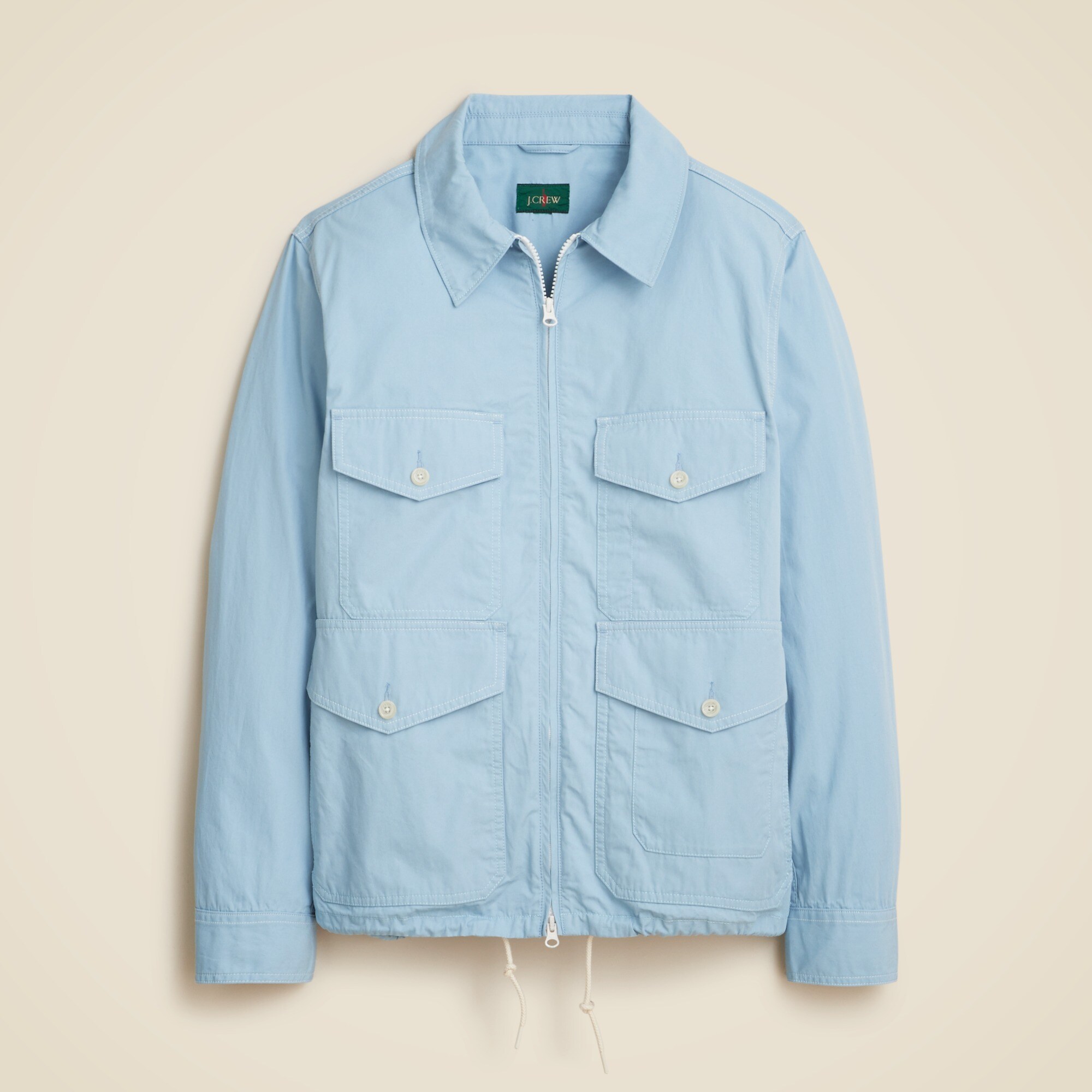 Cruiser jacket in cotton poplin