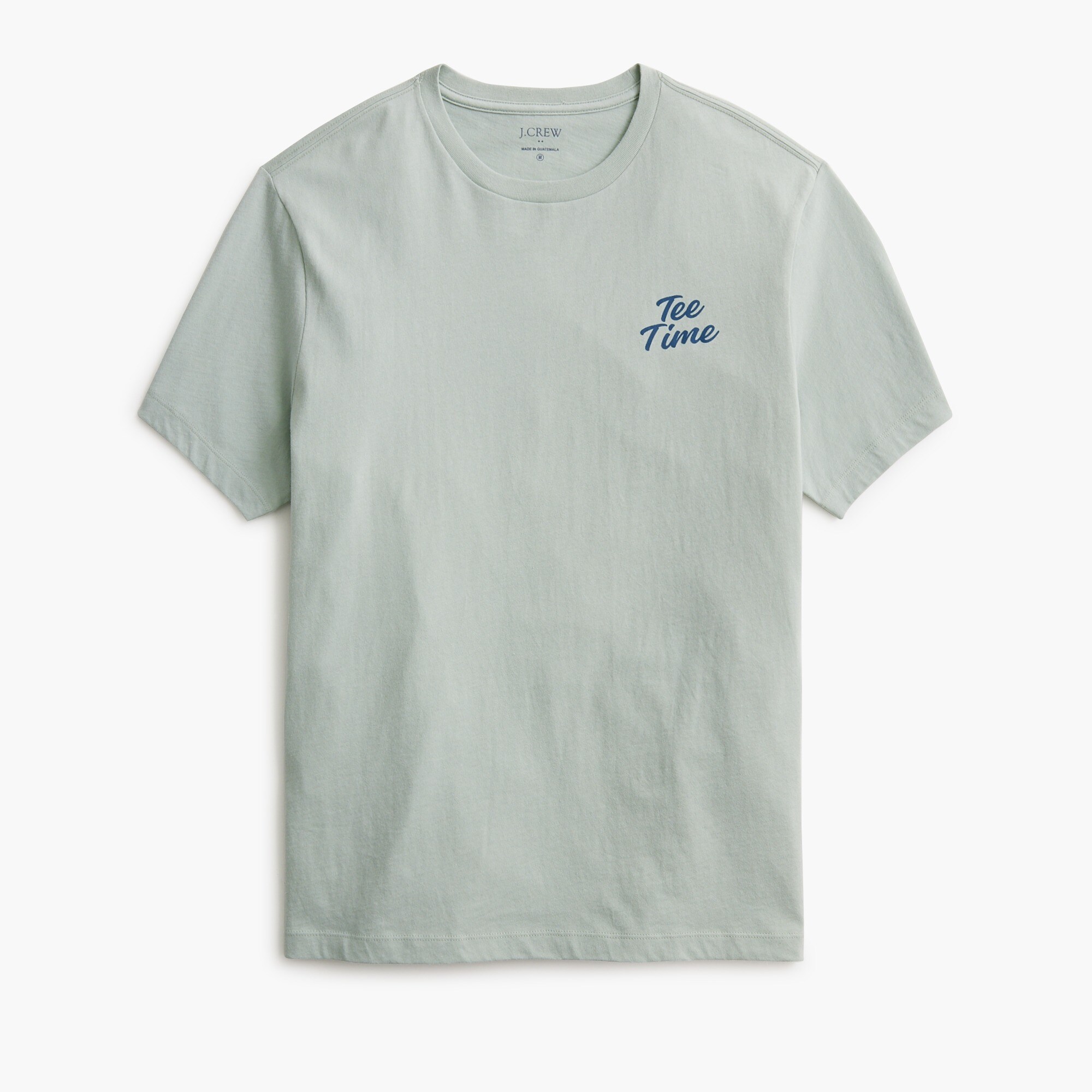 "Tee time" golf clubs graphic tee