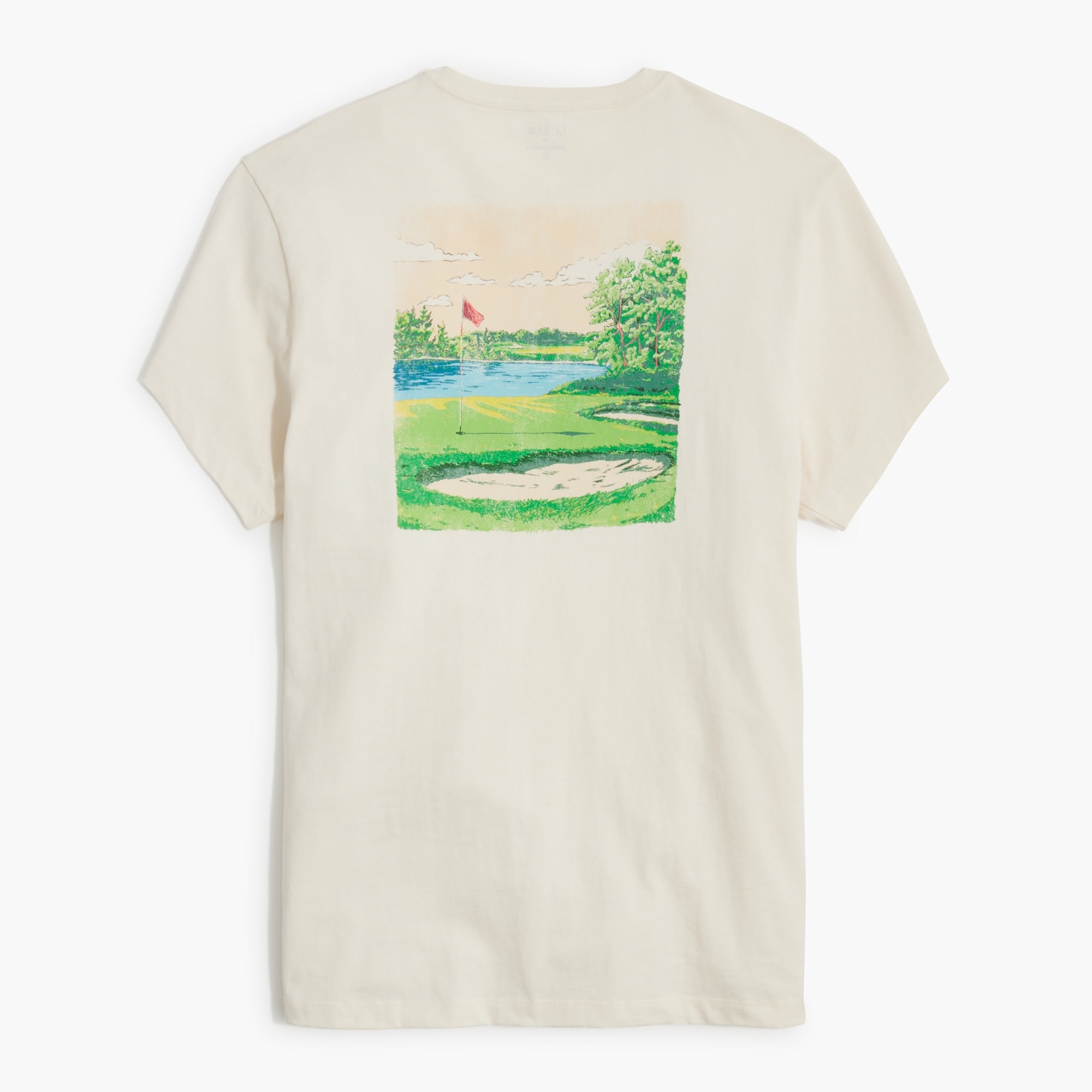 Golf course graphic tee
