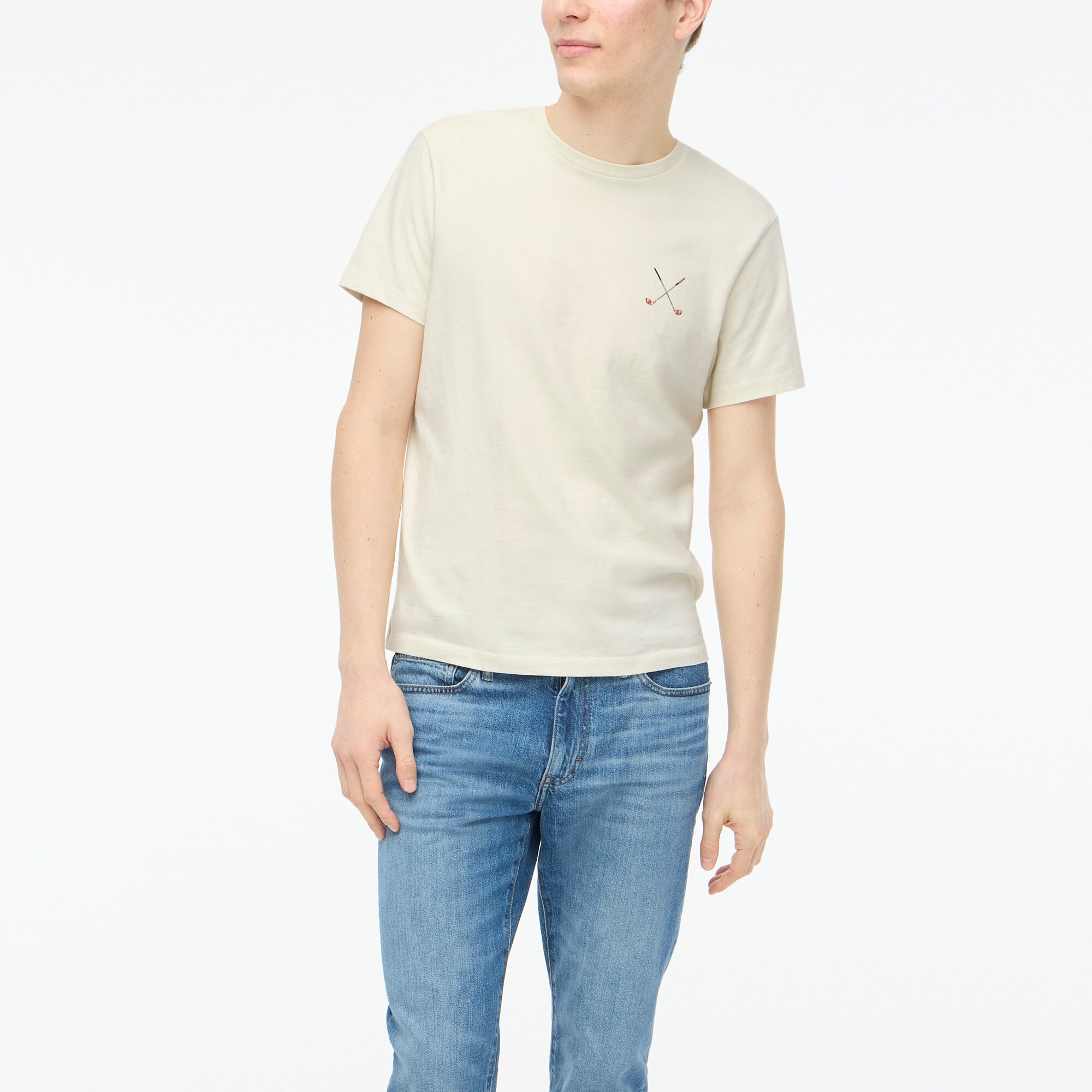 mens Golf course graphic tee