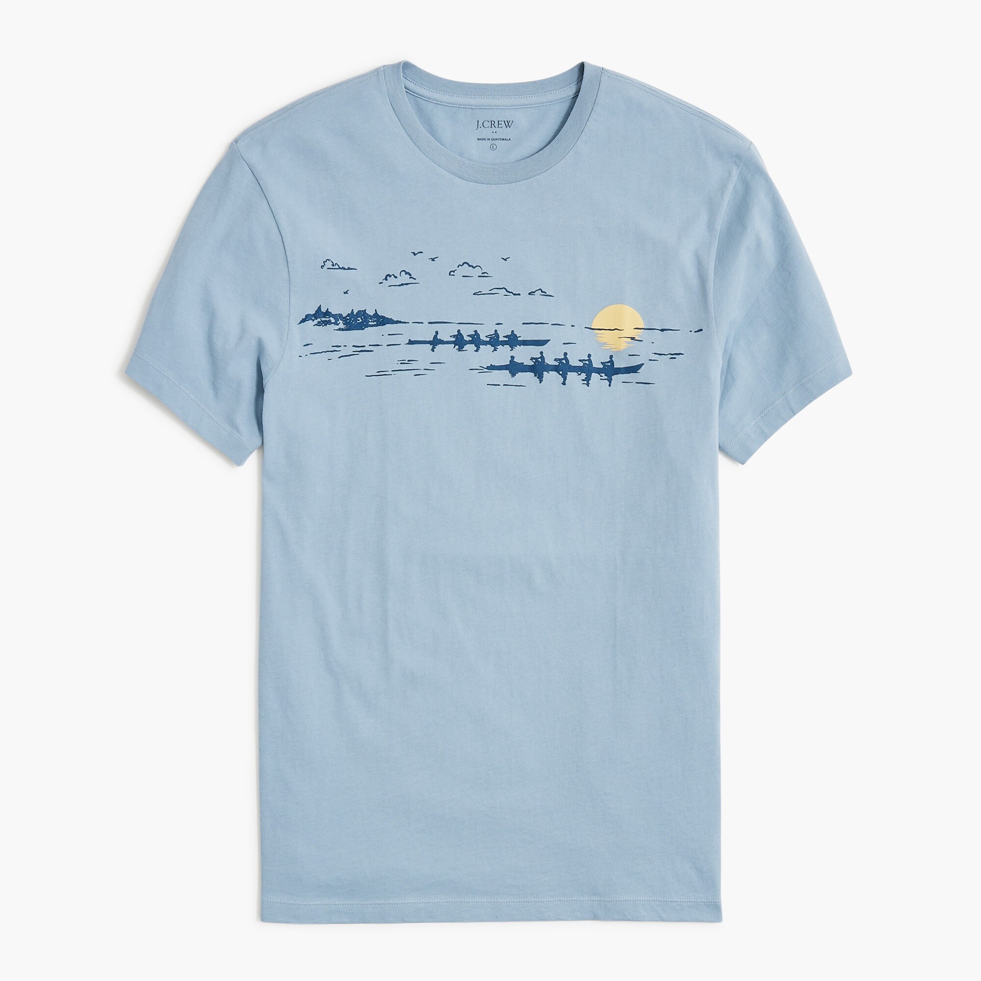 Rowing regatta graphic tee