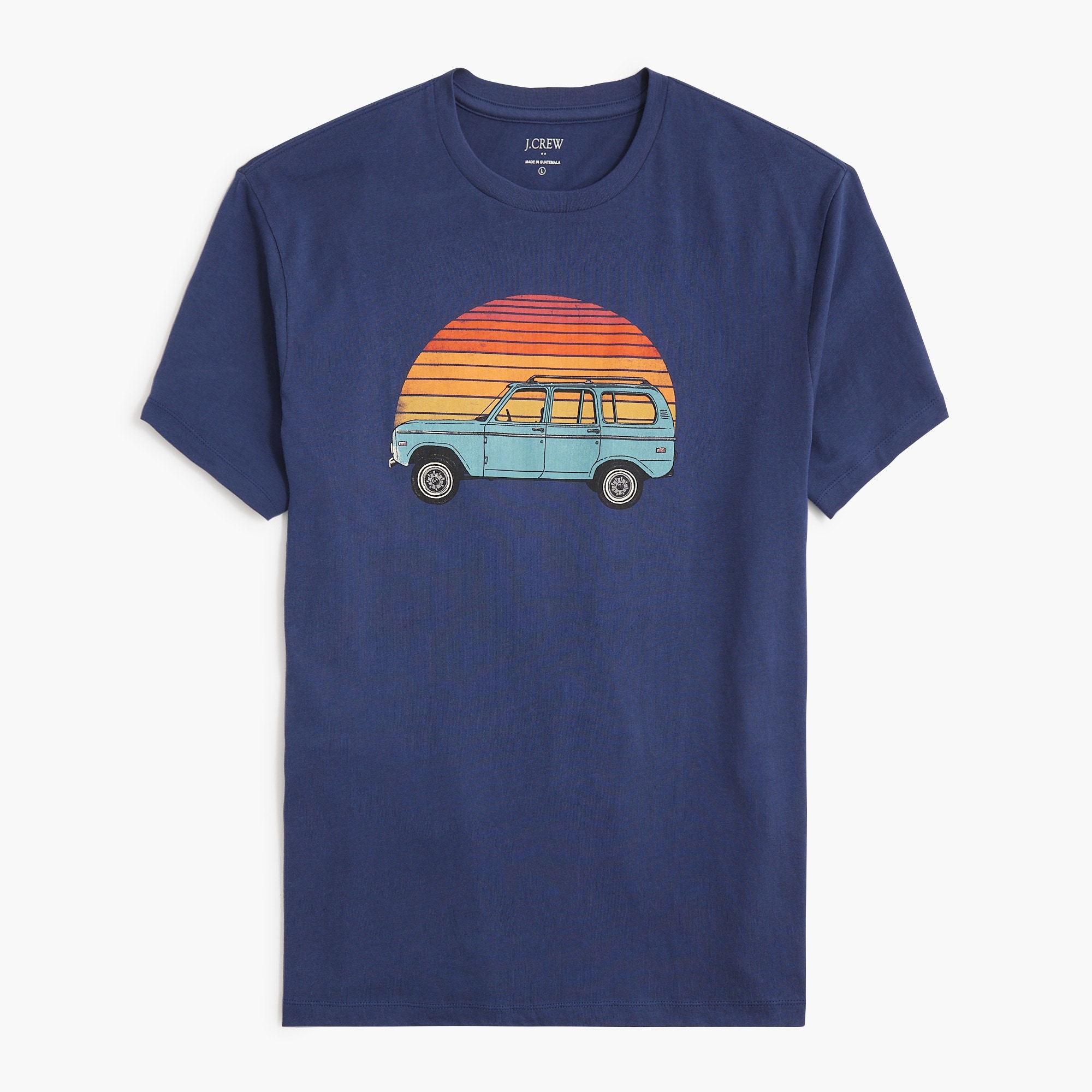retro suv graphic tee for men