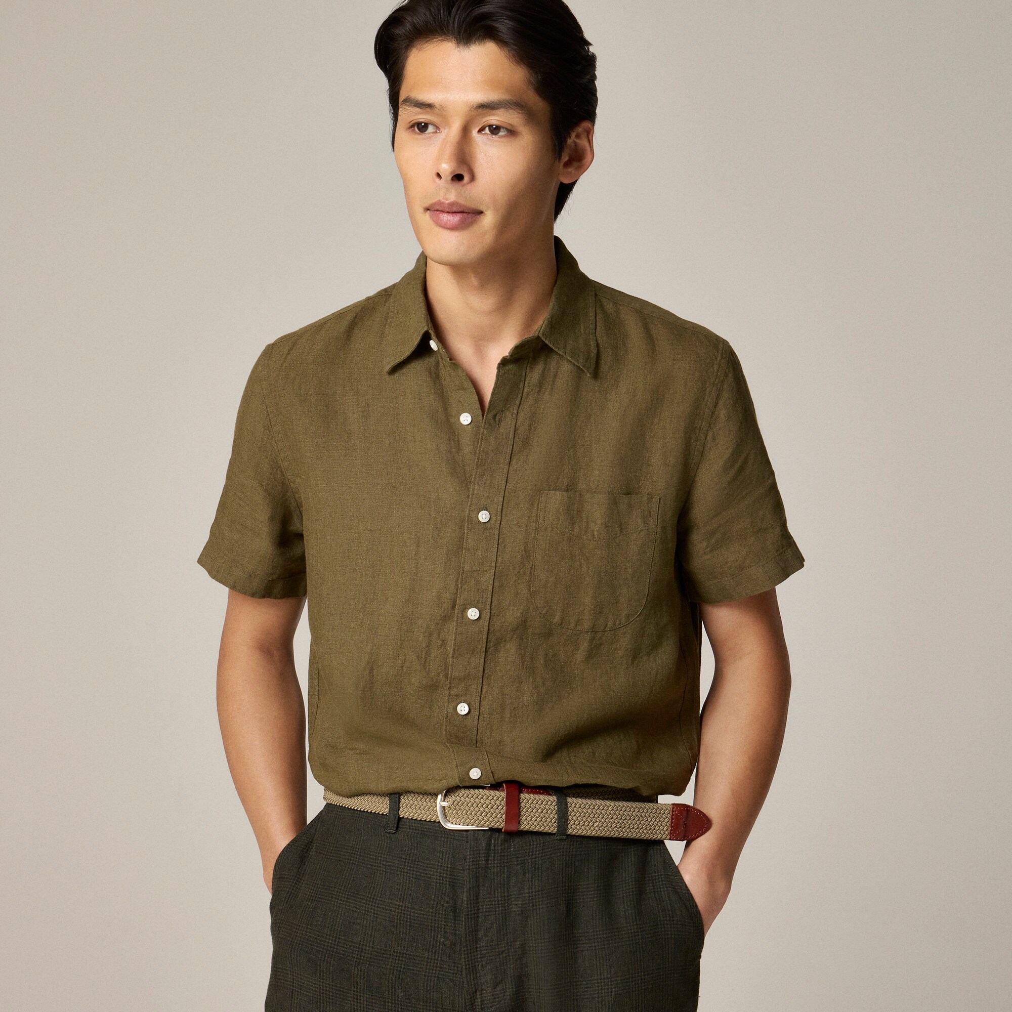 slim fit dress slacks VISCOSE CAMP SHIRT – Joe's® Jeans main image 0