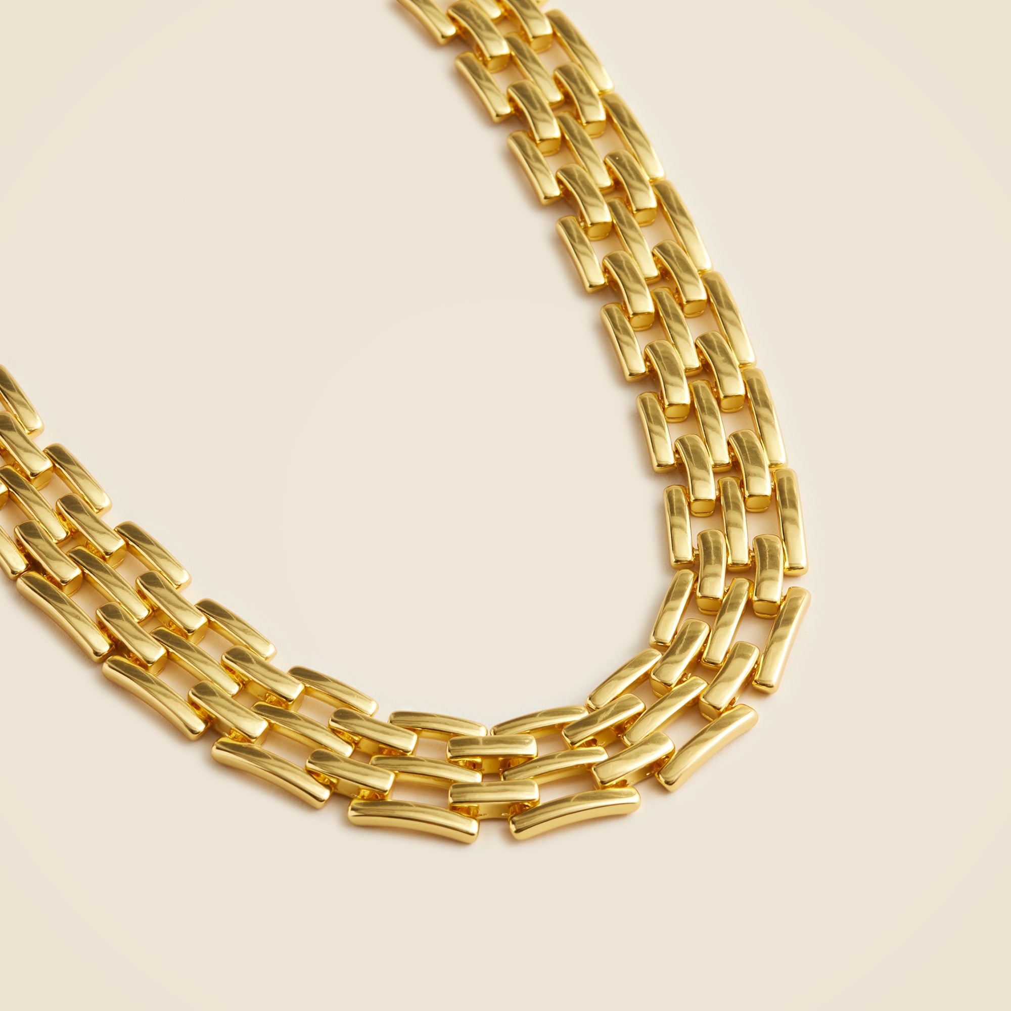 Watchband chain necklace
