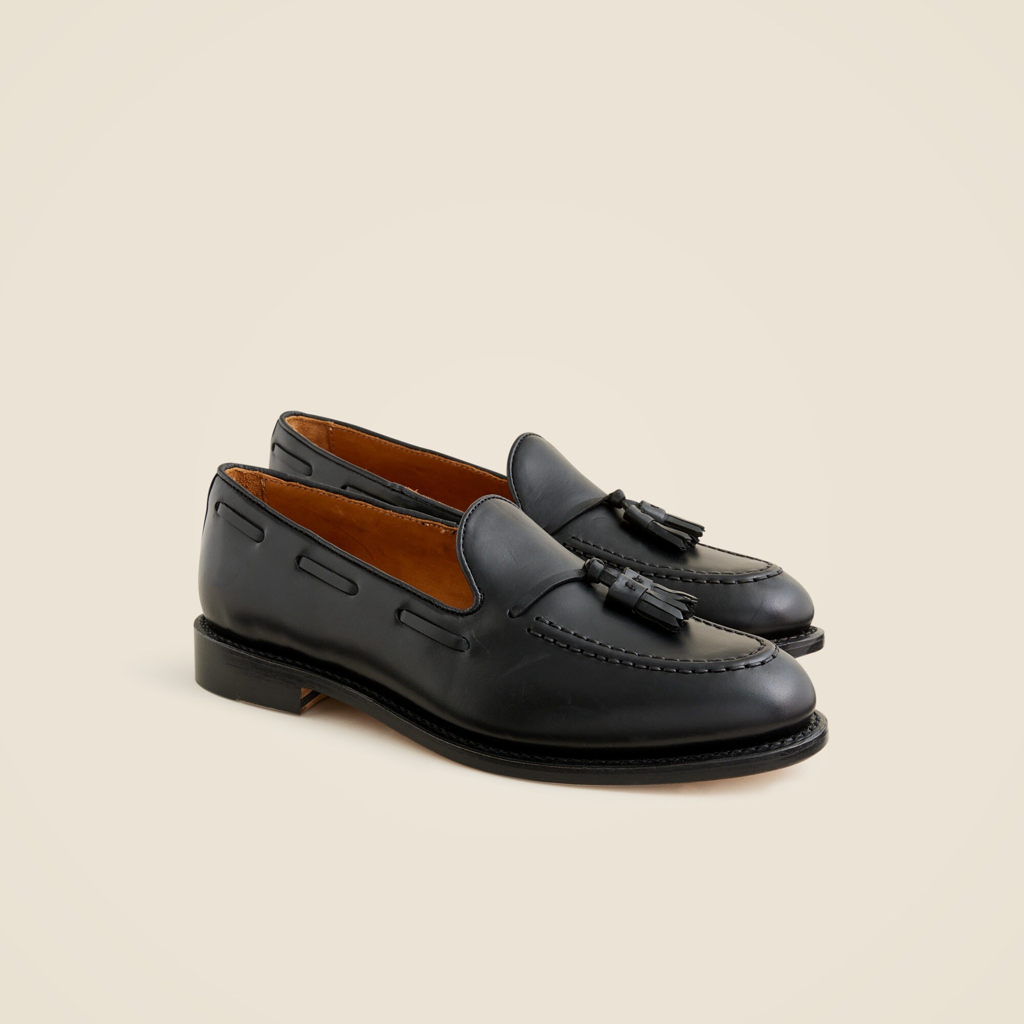 mens Ludlow tassel loafers in English leather