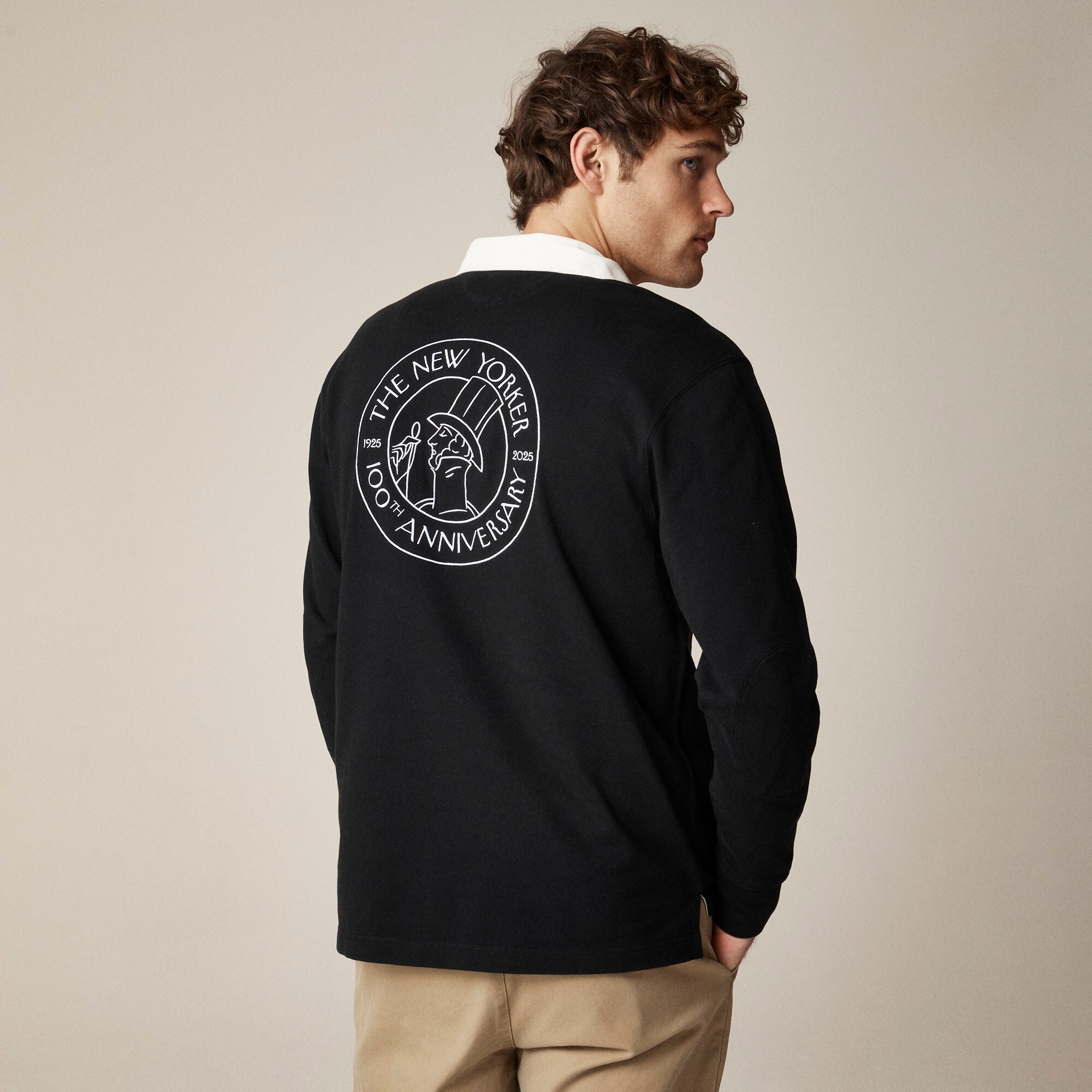 mens Limited-edition The New Yorker X J.Crew rugby shirt
