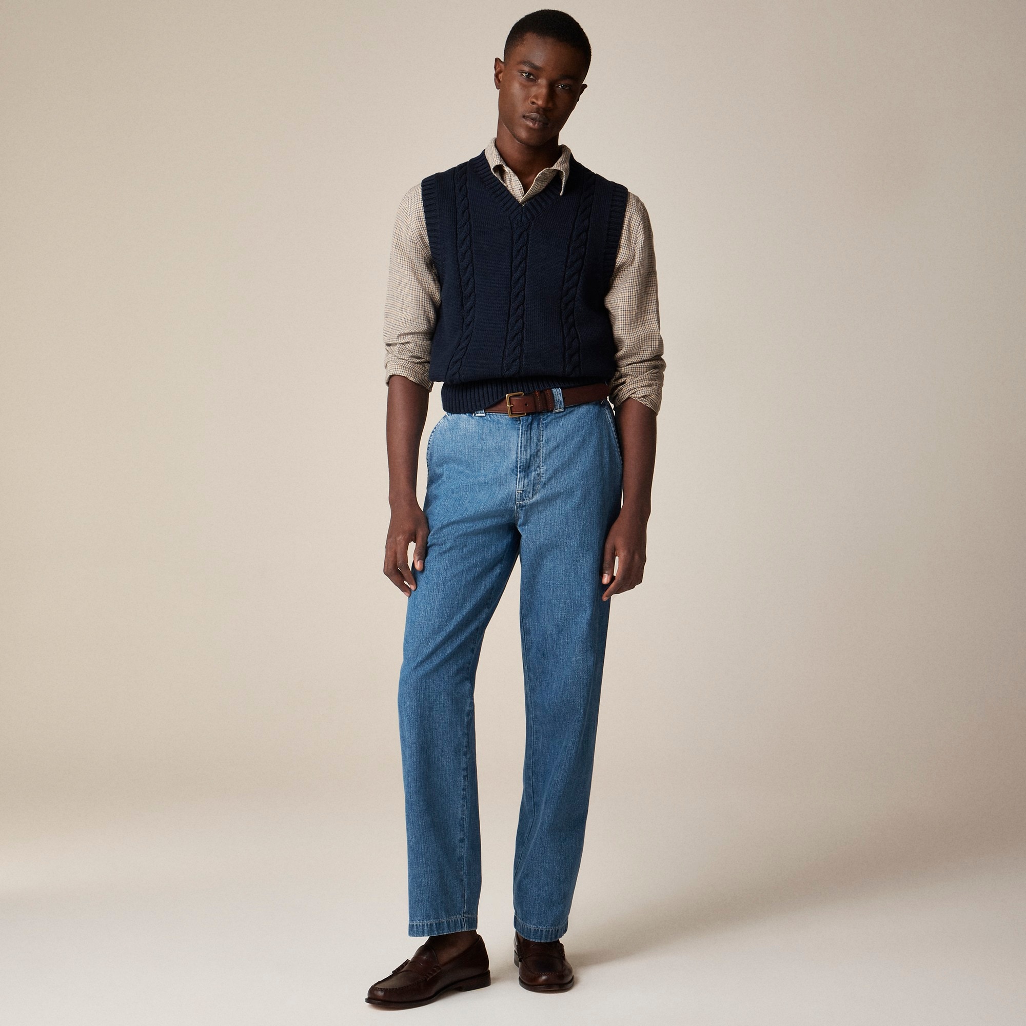 Classic trouser in denim